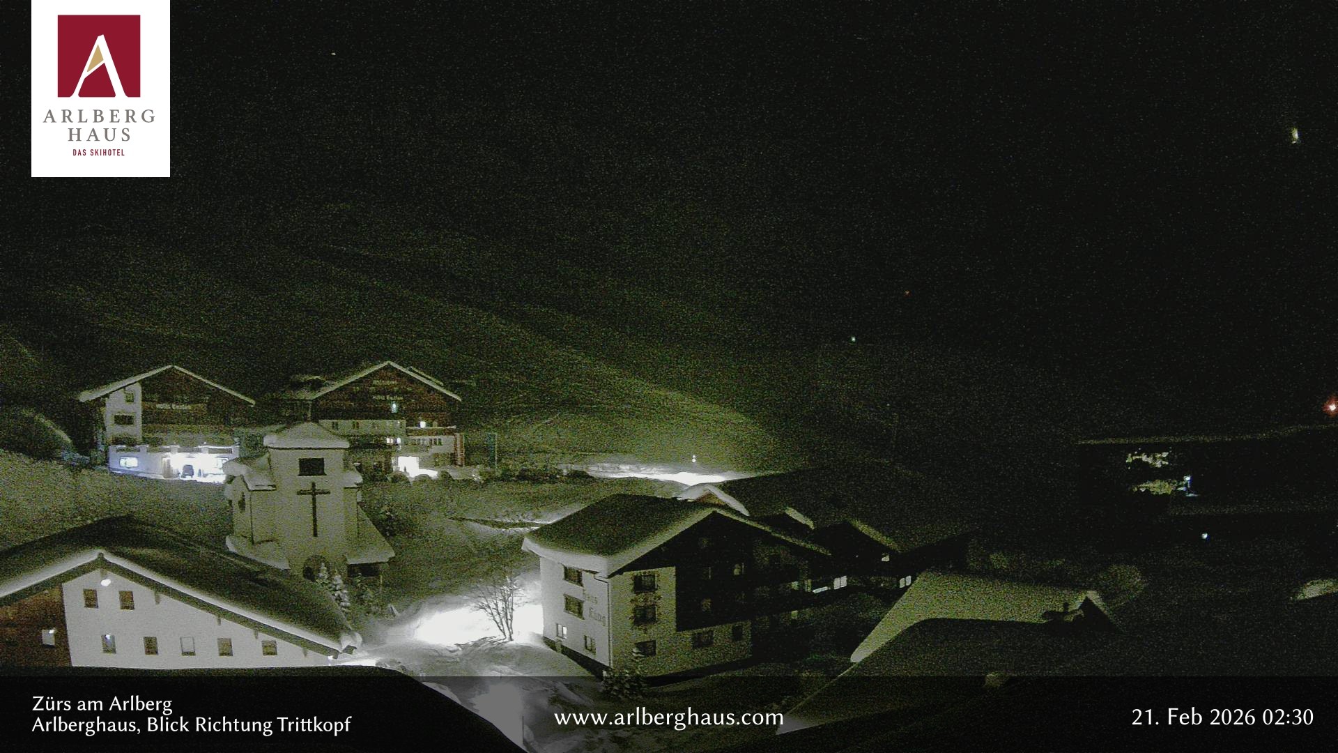 Archiv Foto Webcam Zürs: Hotel Arlberghaus