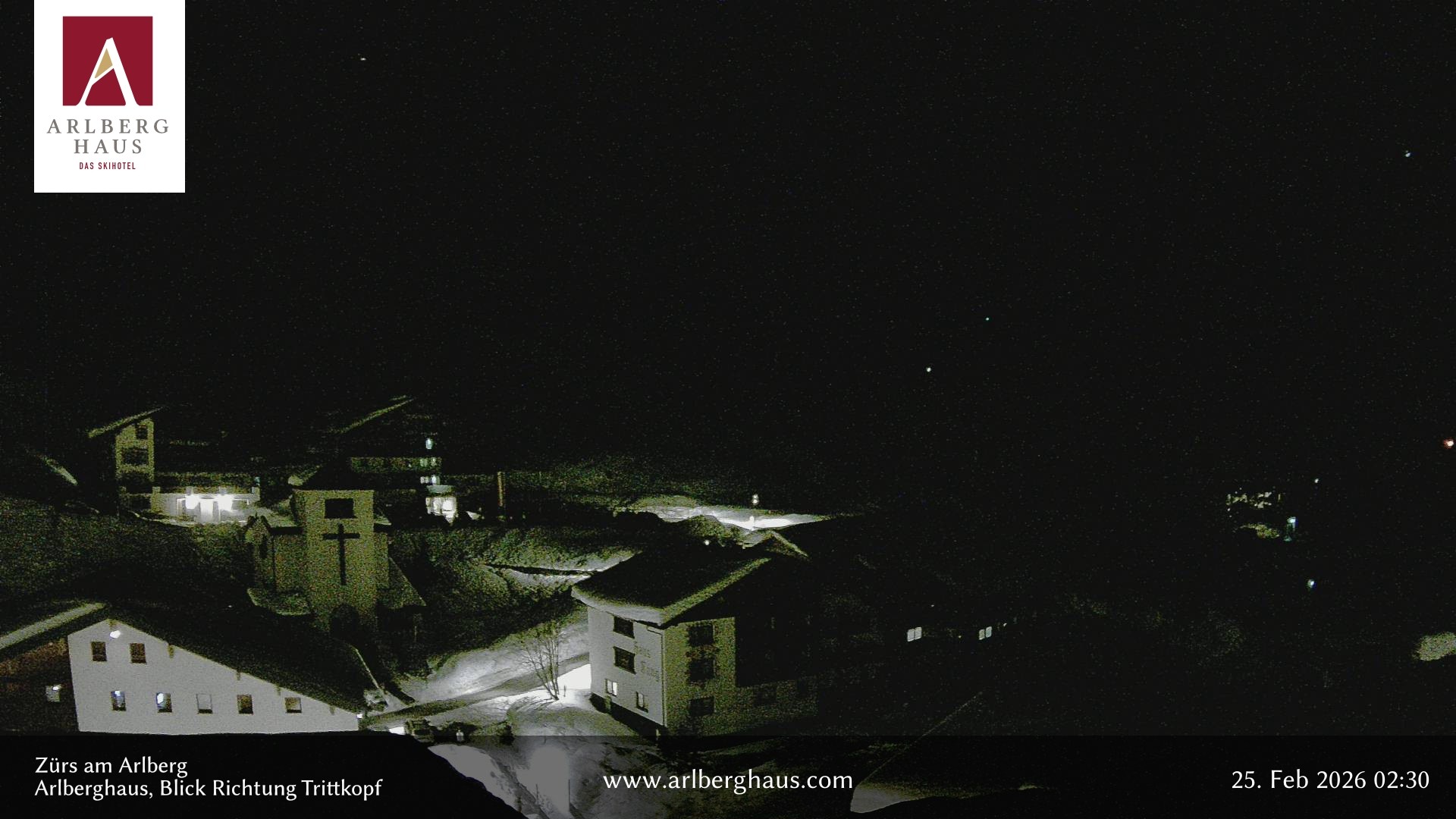 Archived image Webcam Arlberghaus at Zuers