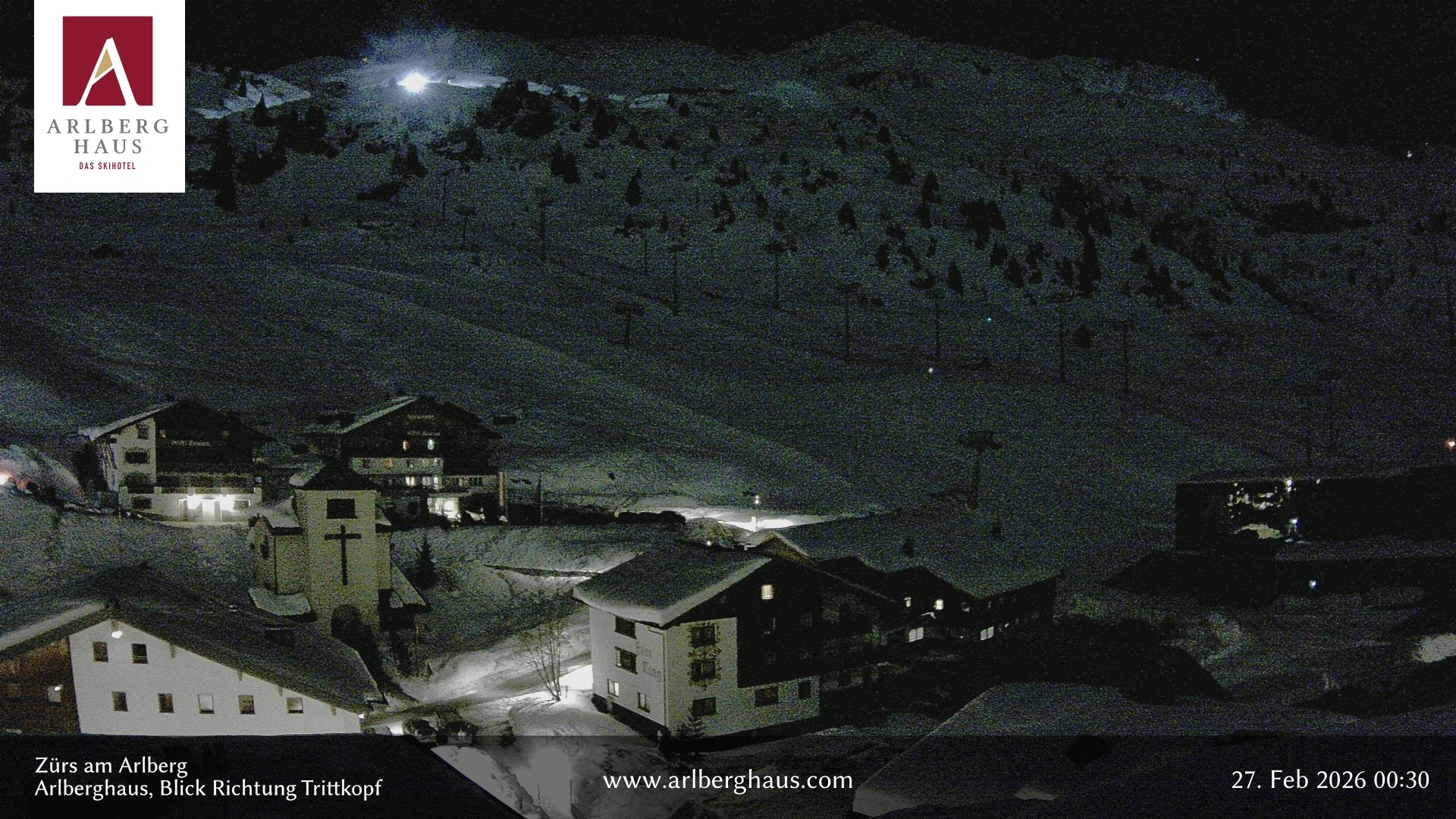 Archived image Webcam Arlberghaus at Zuers
