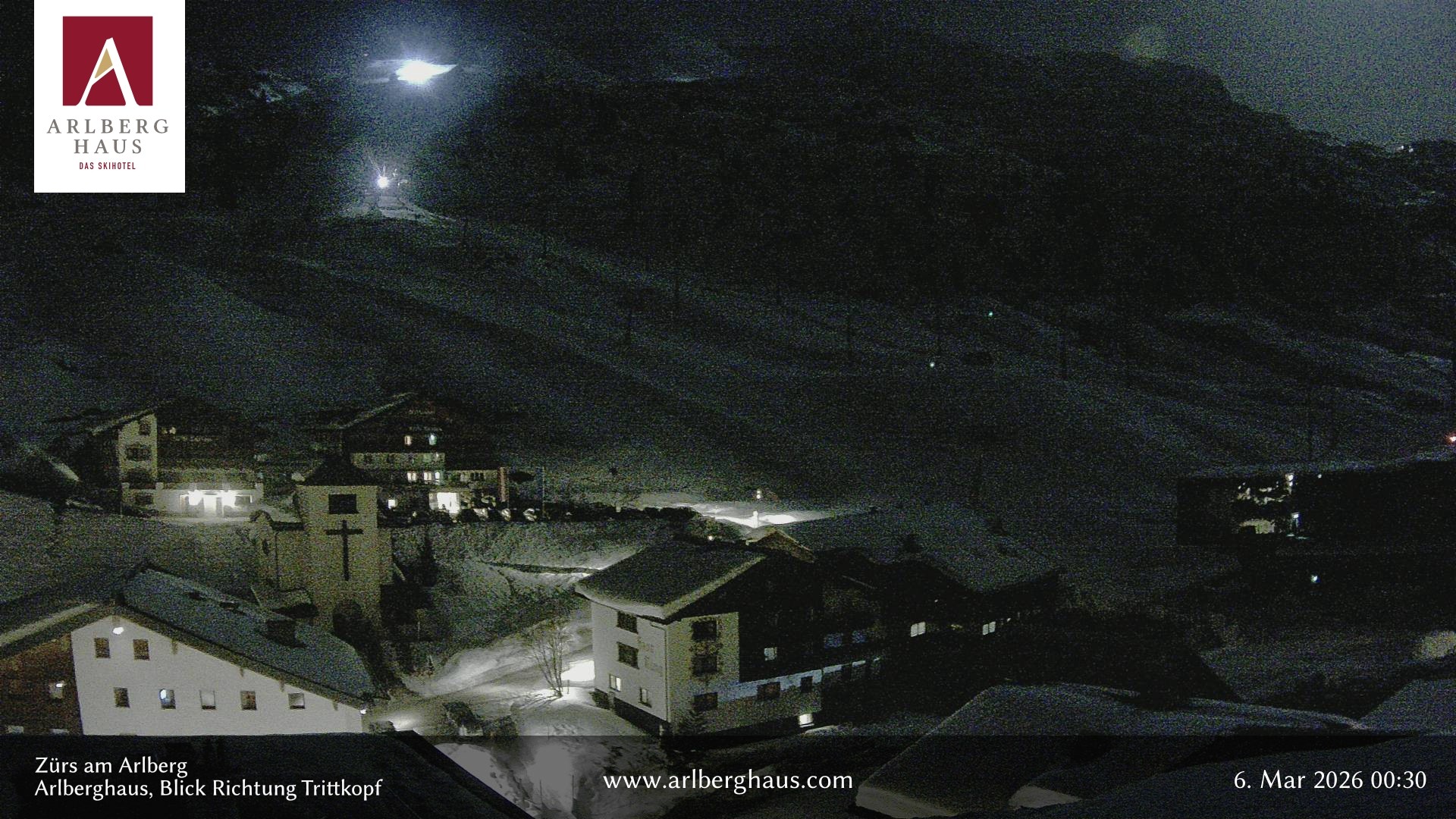 Archiv Foto Webcam Zürs: Hotel Arlberghaus