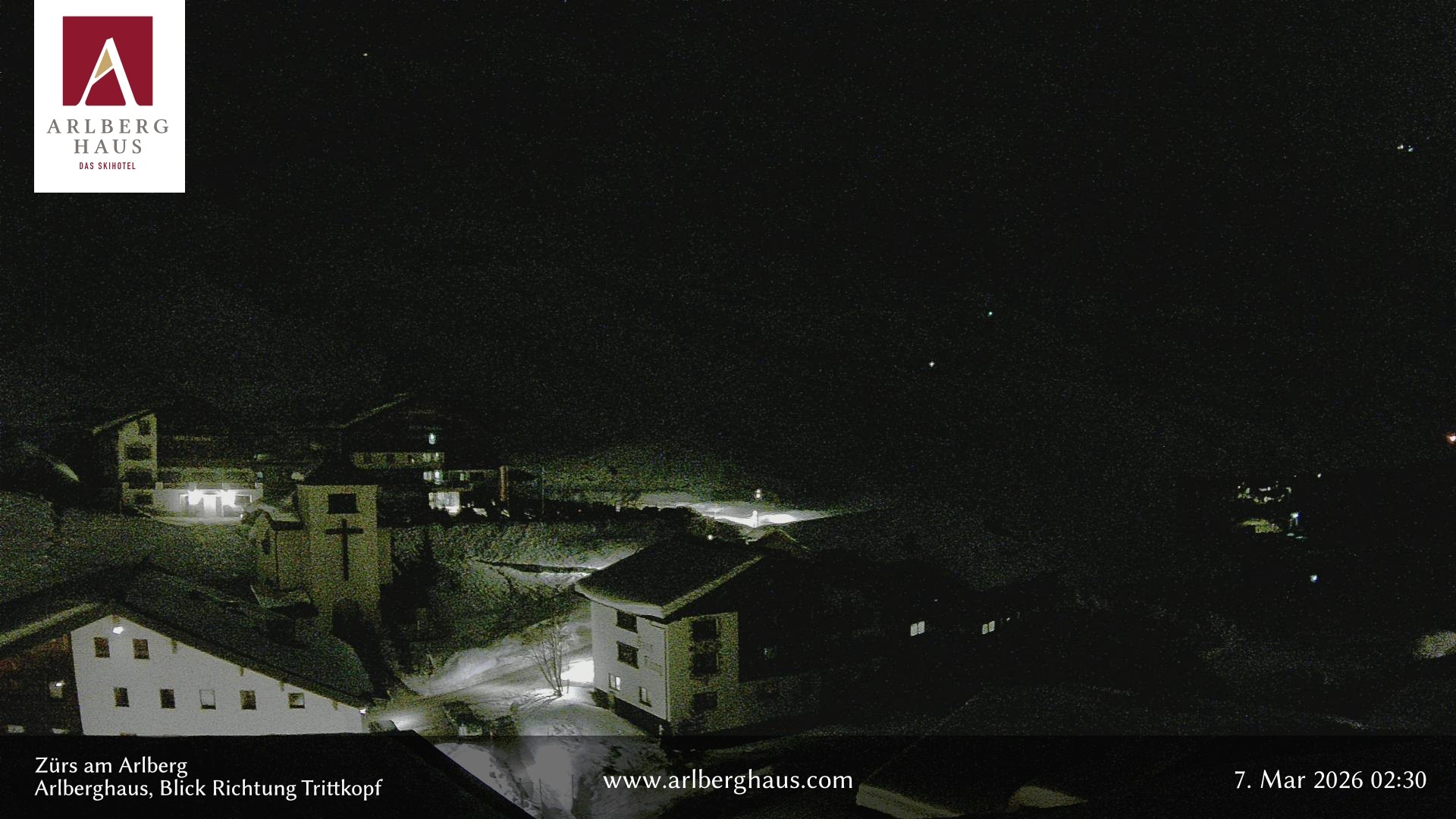 Archiv Foto Webcam Zürs: Hotel Arlberghaus
