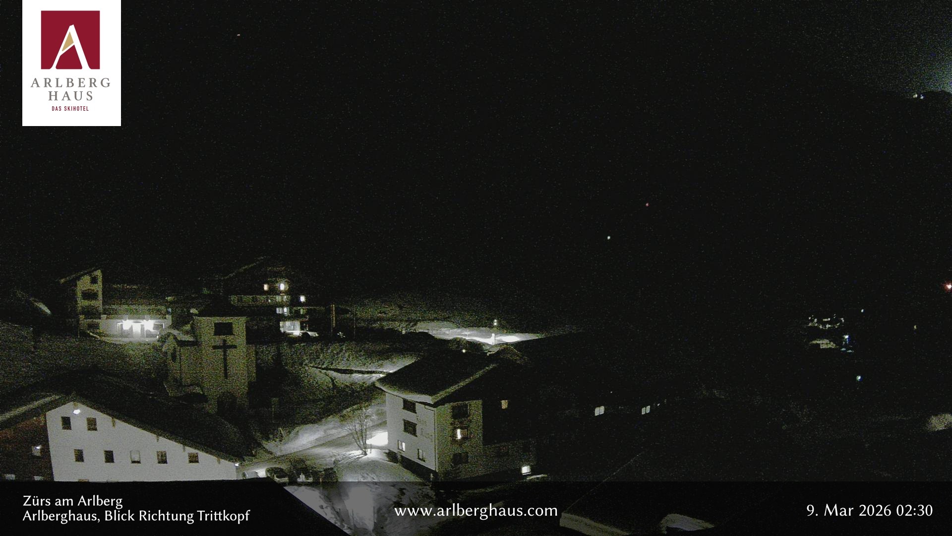Archived image Webcam Arlberghaus at Zuers