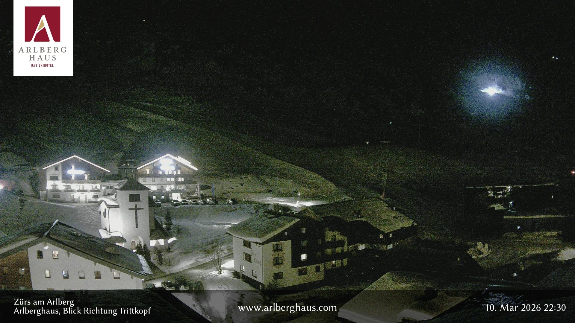 Archiv Foto Webcam Zürs: Hotel Arlberghaus
