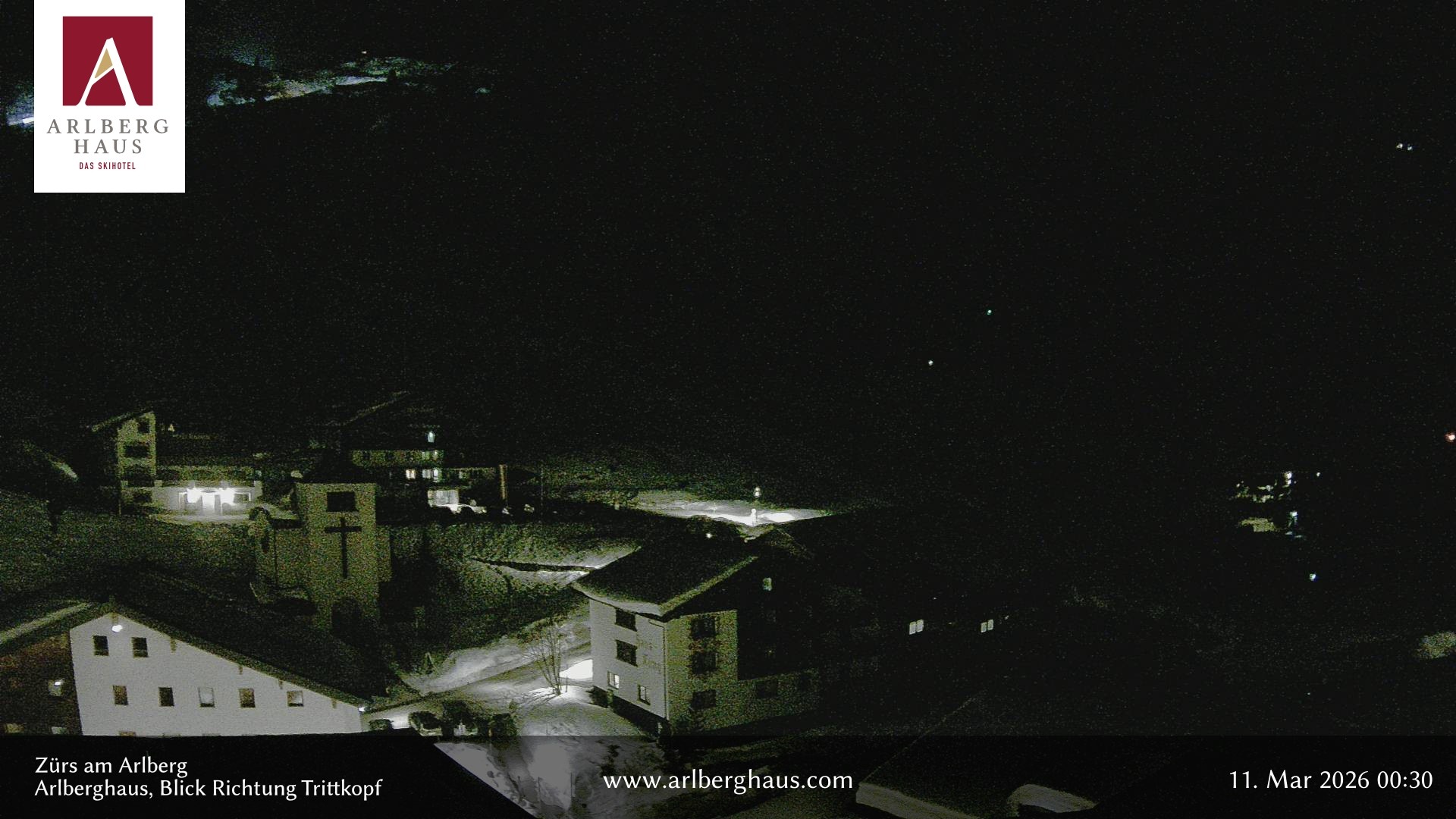 Archived image Webcam Arlberghaus at Zuers