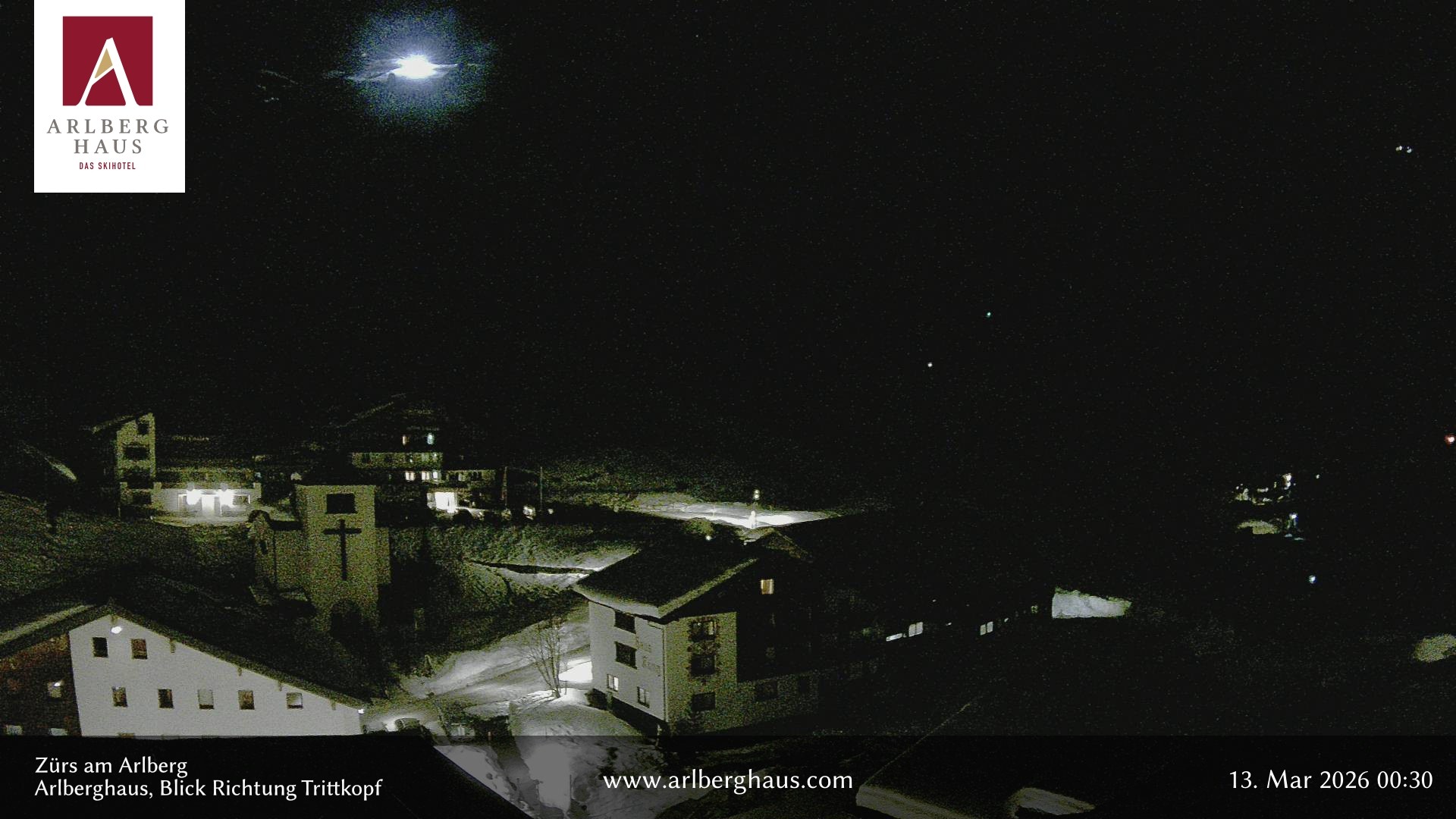 Archiv Foto Webcam Zürs: Hotel Arlberghaus