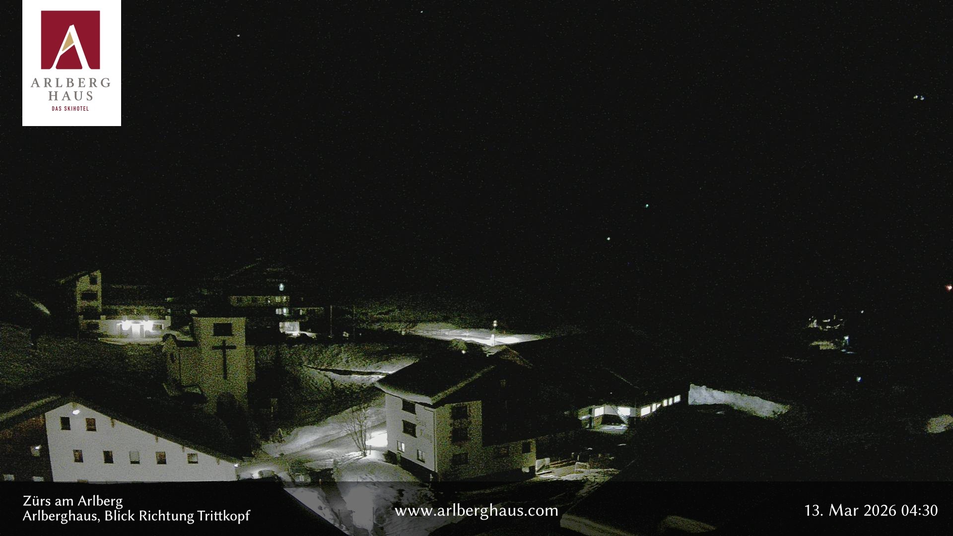 Archiv Foto Webcam Zürs: Hotel Arlberghaus