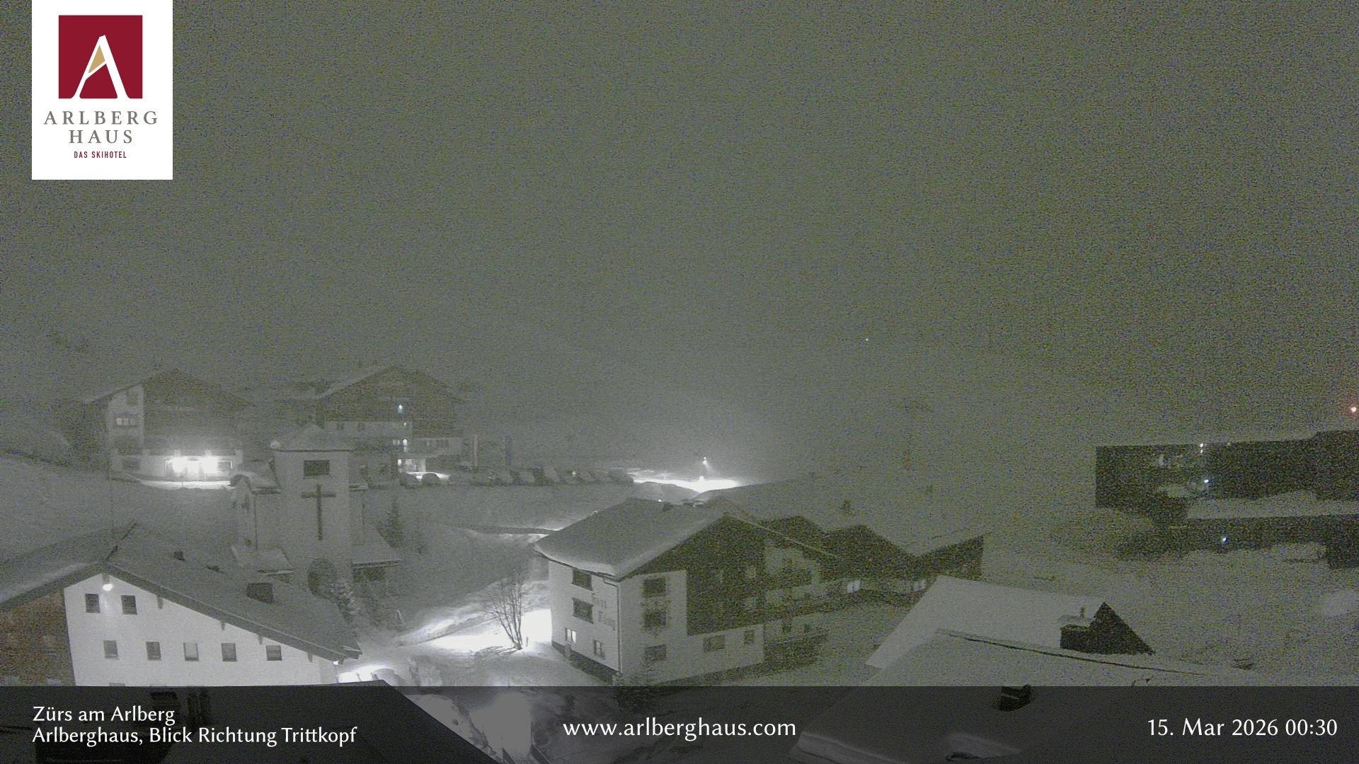 Archiv Foto Webcam Zürs: Hotel Arlberghaus