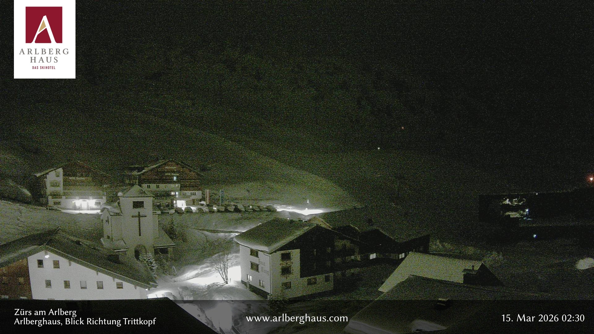 Archiv Foto Webcam Zürs: Hotel Arlberghaus