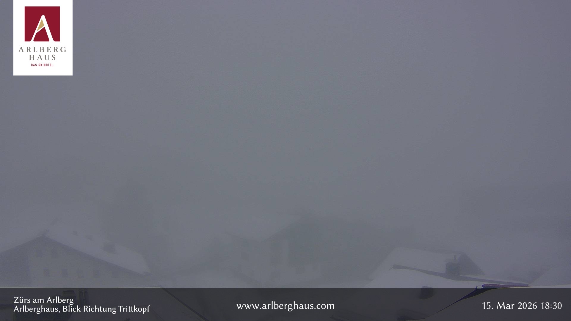 Archiv Foto Webcam Zürs: Hotel Arlberghaus