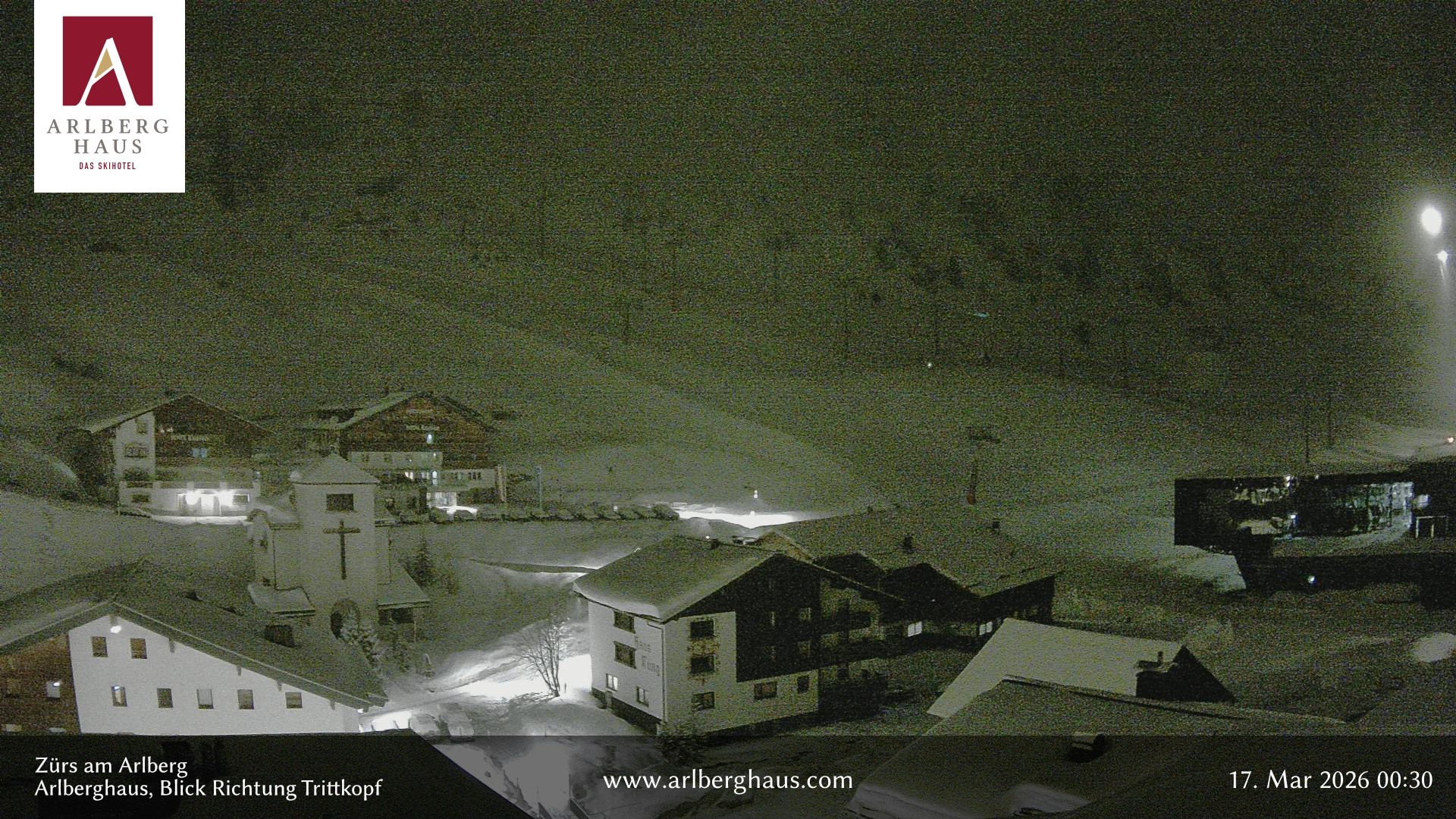 Archiv Foto Webcam Zürs: Hotel Arlberghaus
