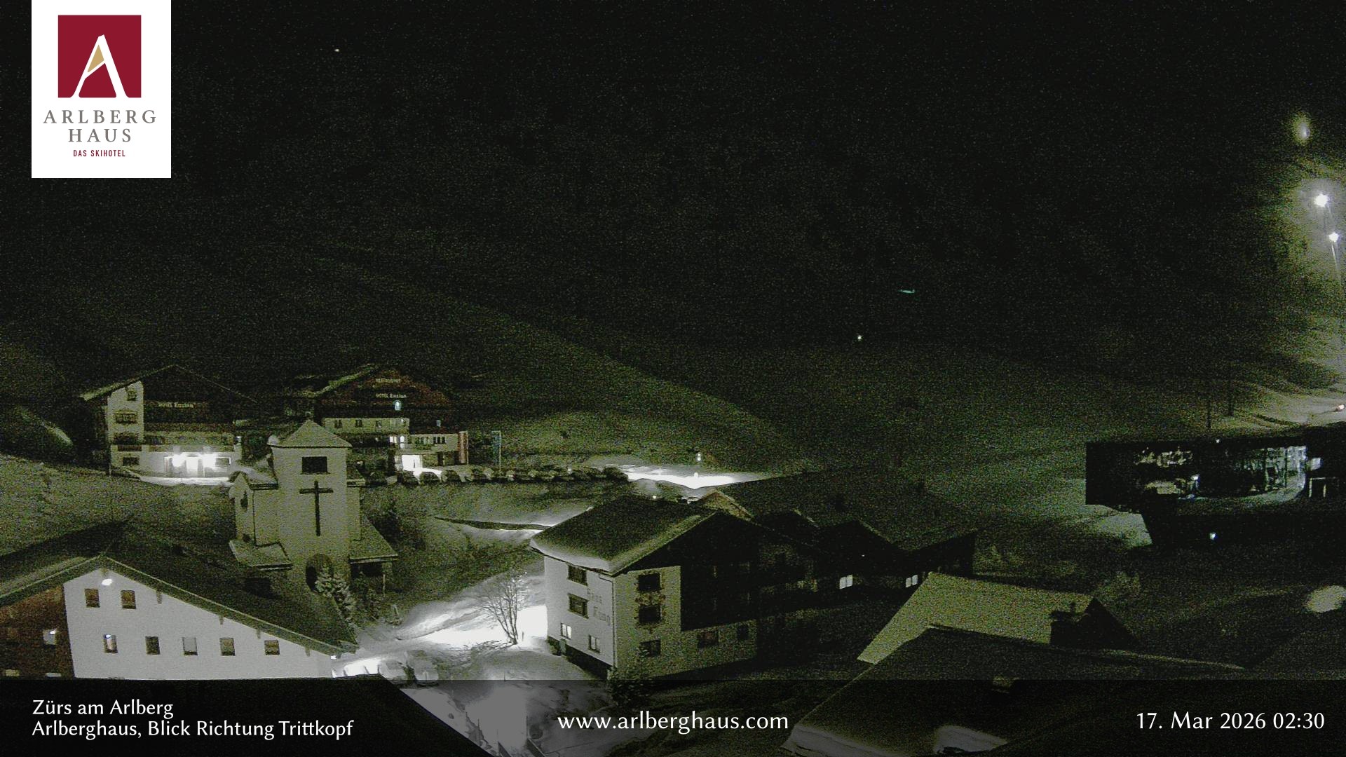 Archiv Foto Webcam Zürs: Hotel Arlberghaus