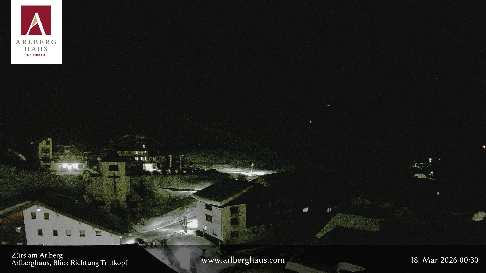 Archiv Foto Webcam Zürs: Hotel Arlberghaus