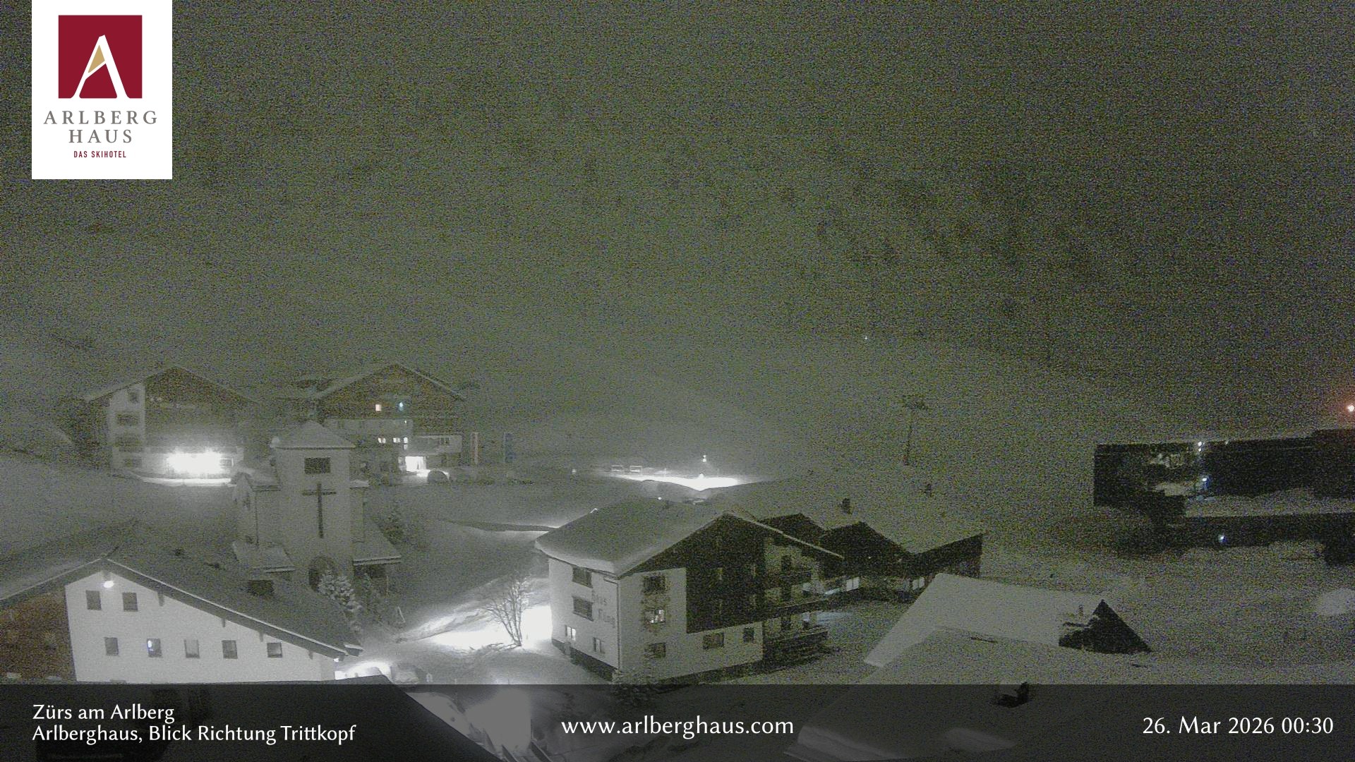 Archiv Foto Webcam Zürs: Hotel Arlberghaus