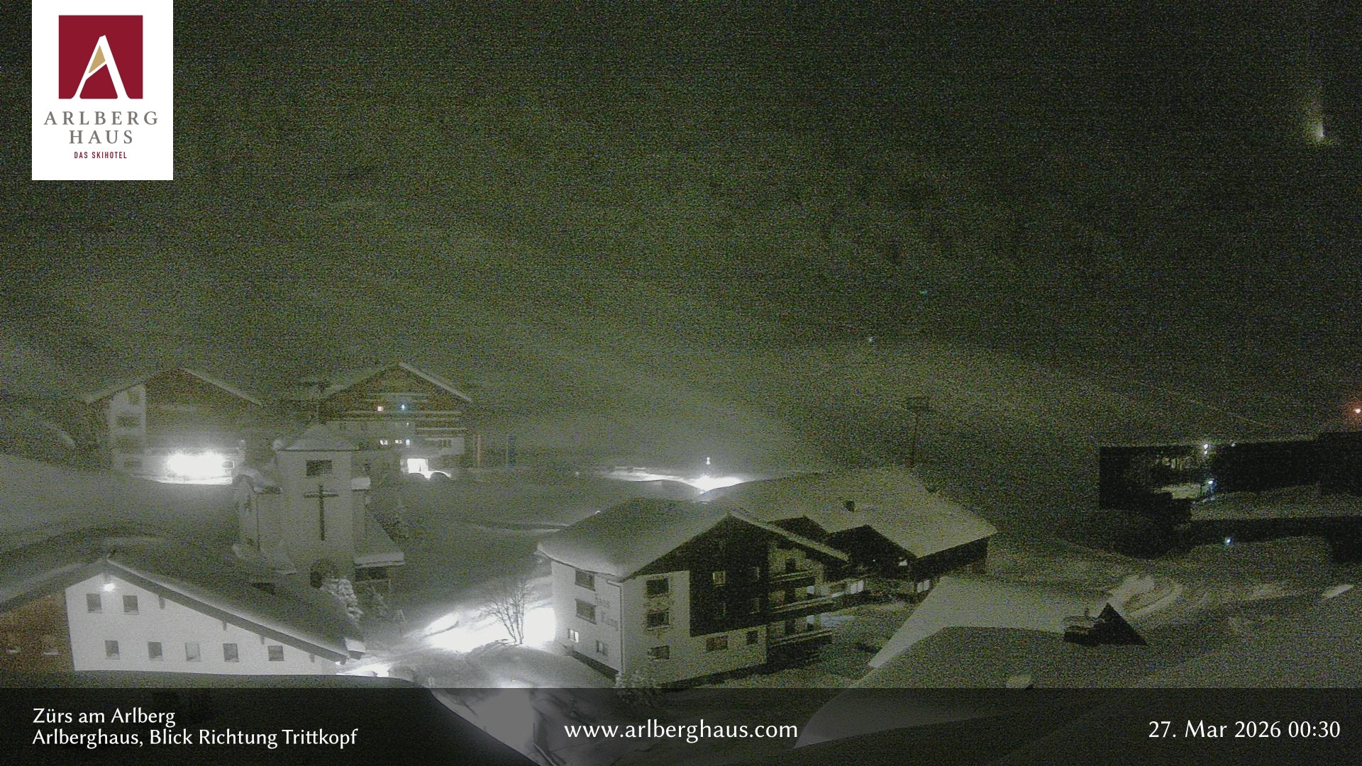 Archived image Webcam Arlberghaus at Zuers