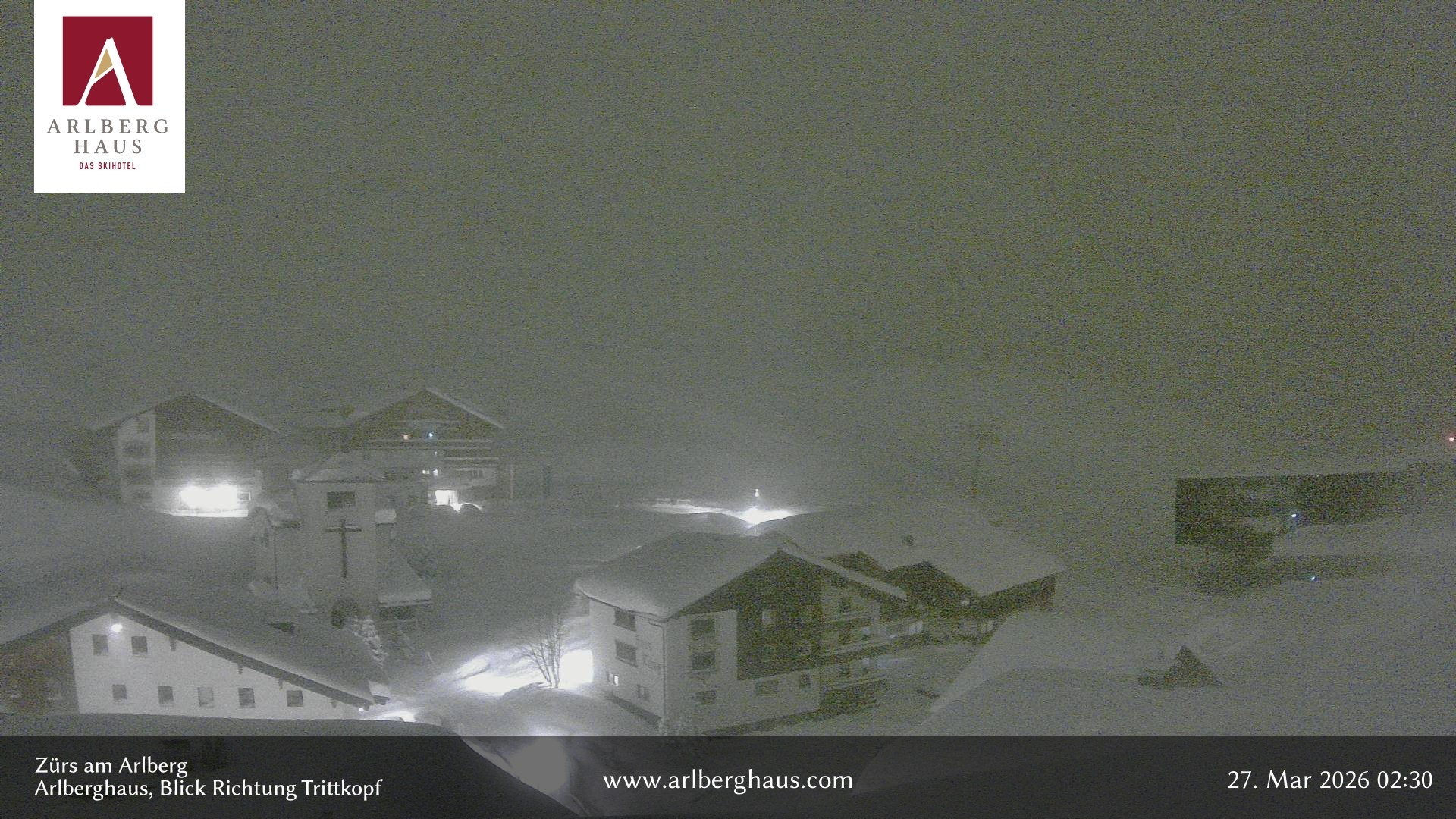 Archived image Webcam Arlberghaus at Zuers