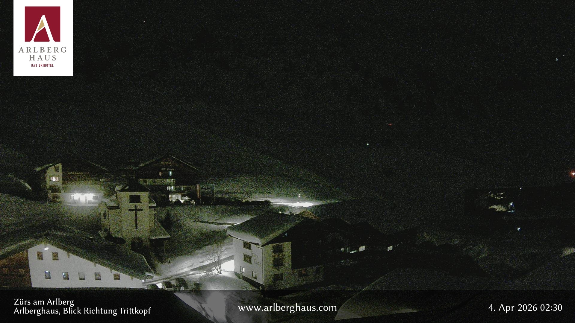 Archiv Foto Webcam Zürs: Hotel Arlberghaus