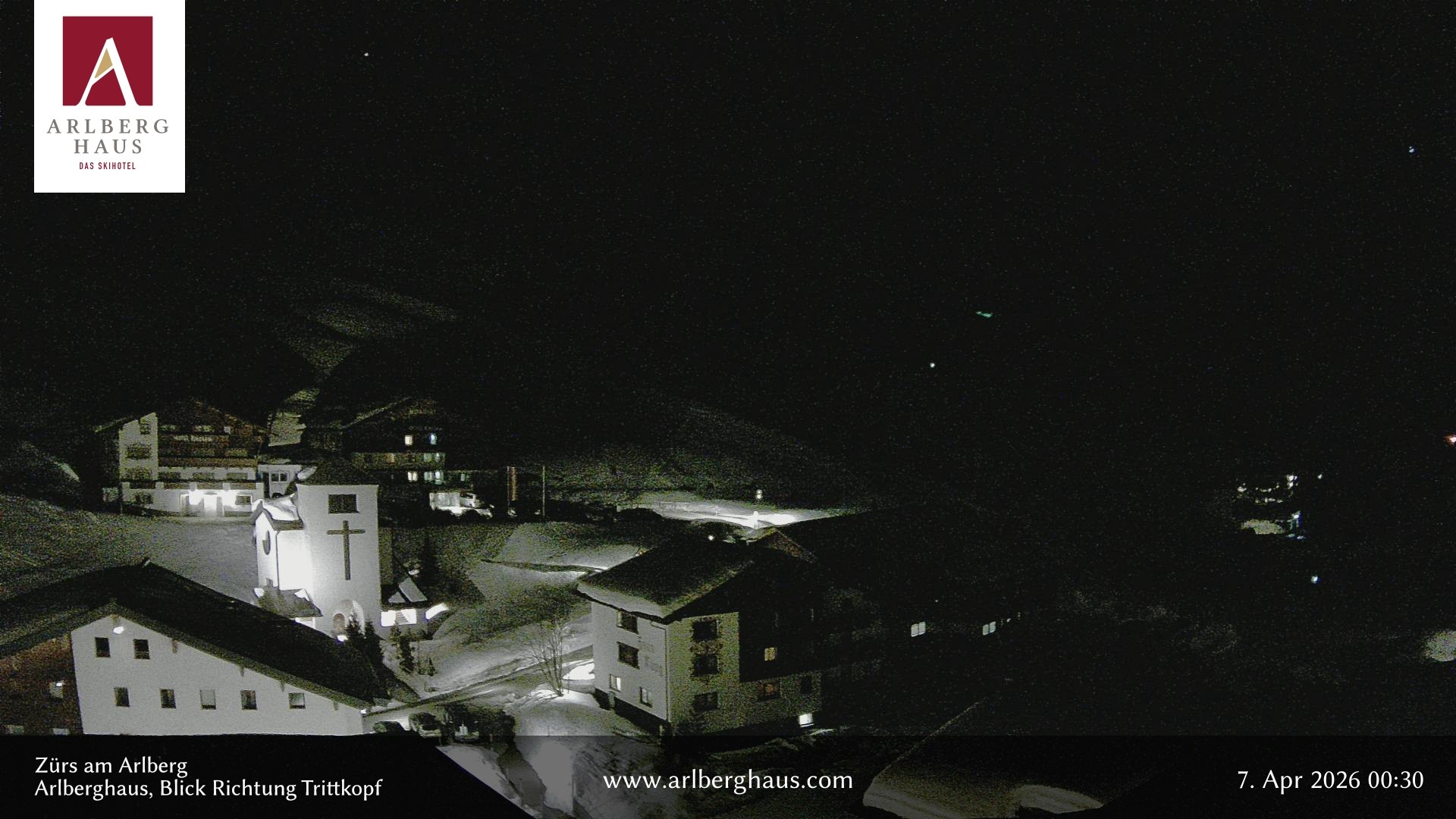 Archiv Foto Webcam Zürs: Hotel Arlberghaus