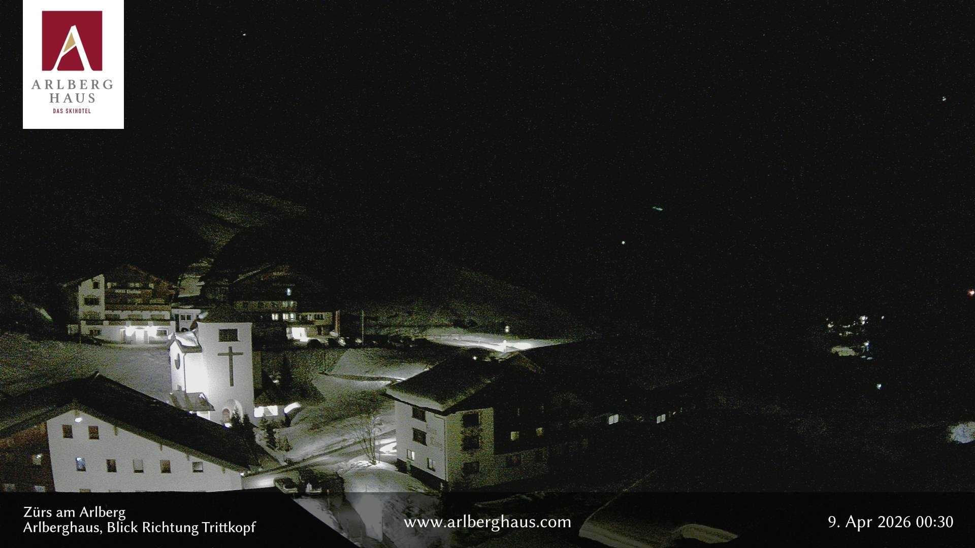 Archiv Foto Webcam Zürs: Hotel Arlberghaus