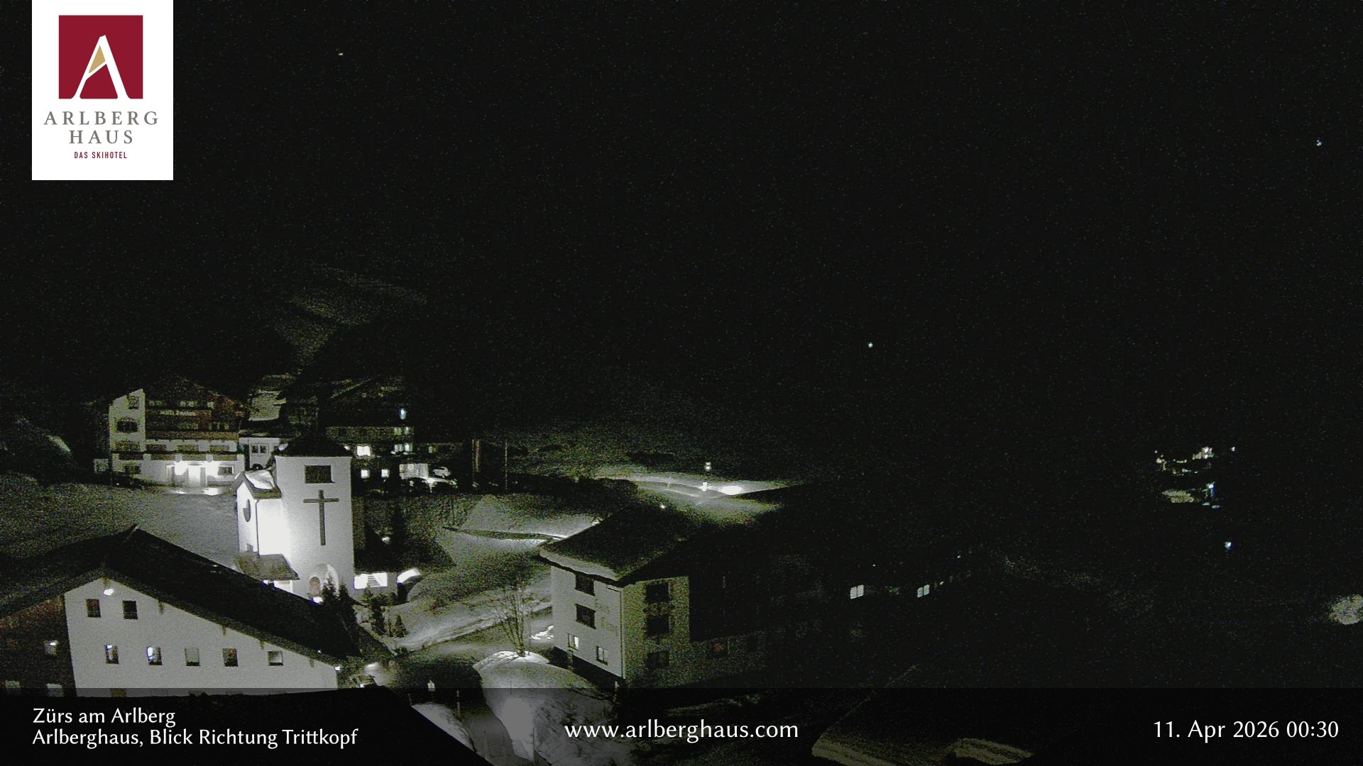 Archived image Webcam Arlberghaus at Zuers