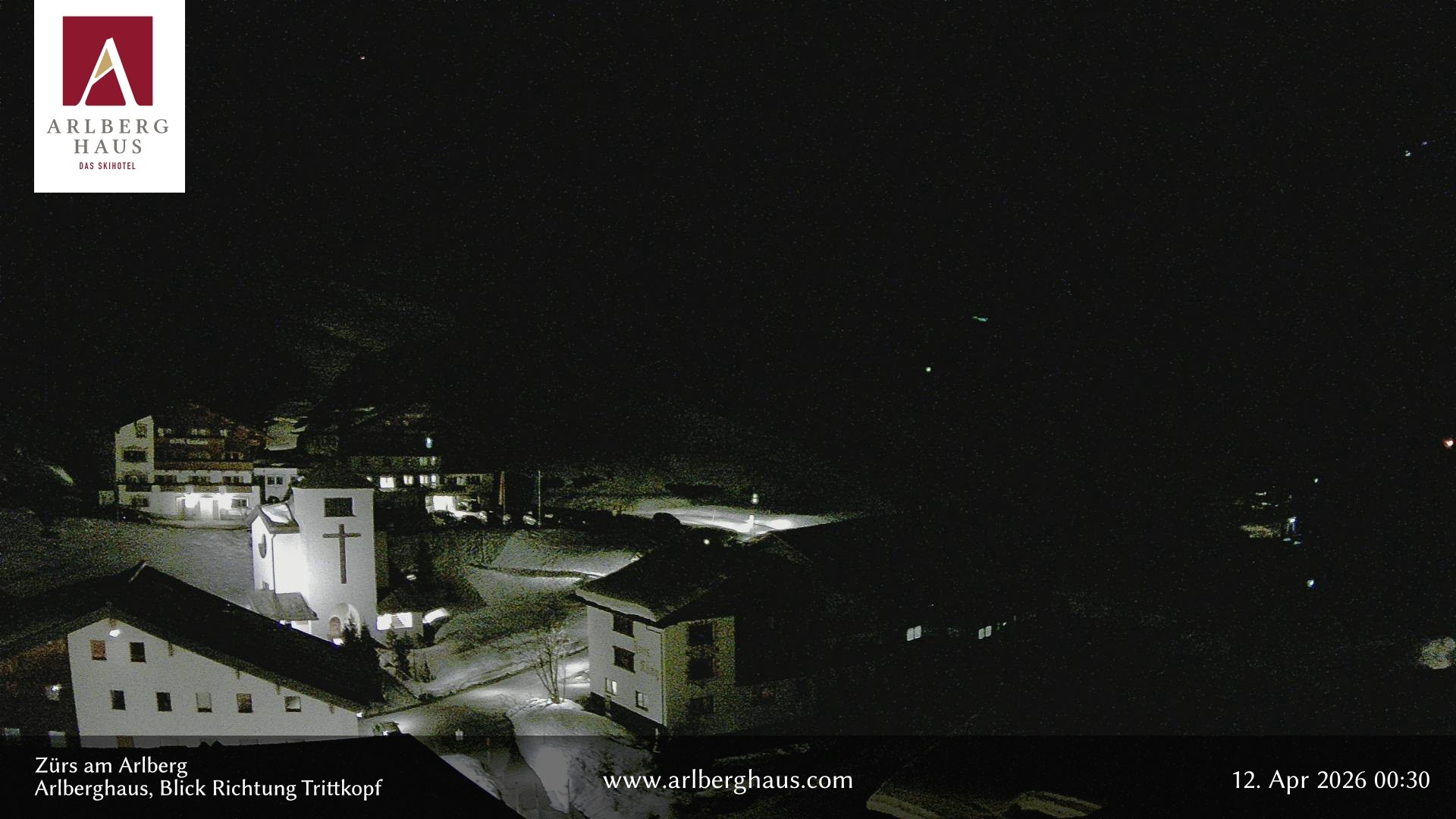 Archiv Foto Webcam Zürs: Hotel Arlberghaus