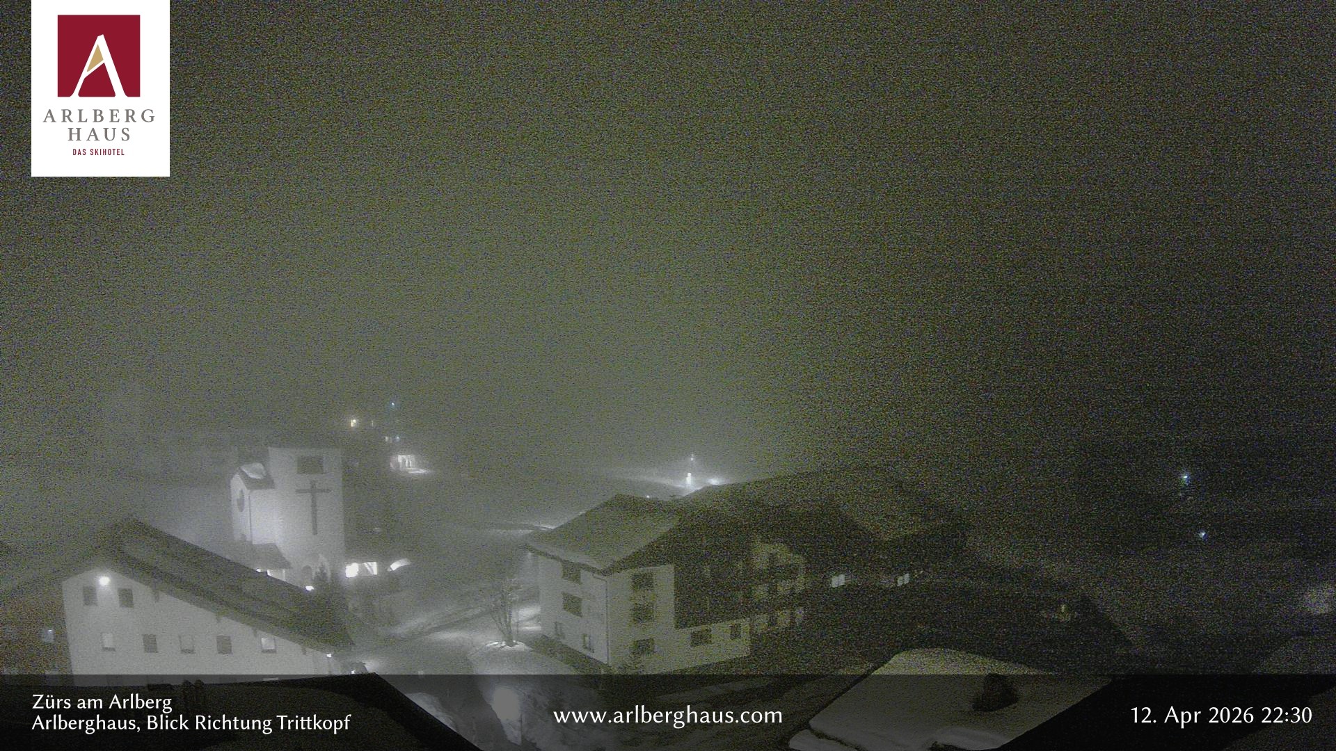 Archiv Foto Webcam Zürs: Hotel Arlberghaus
