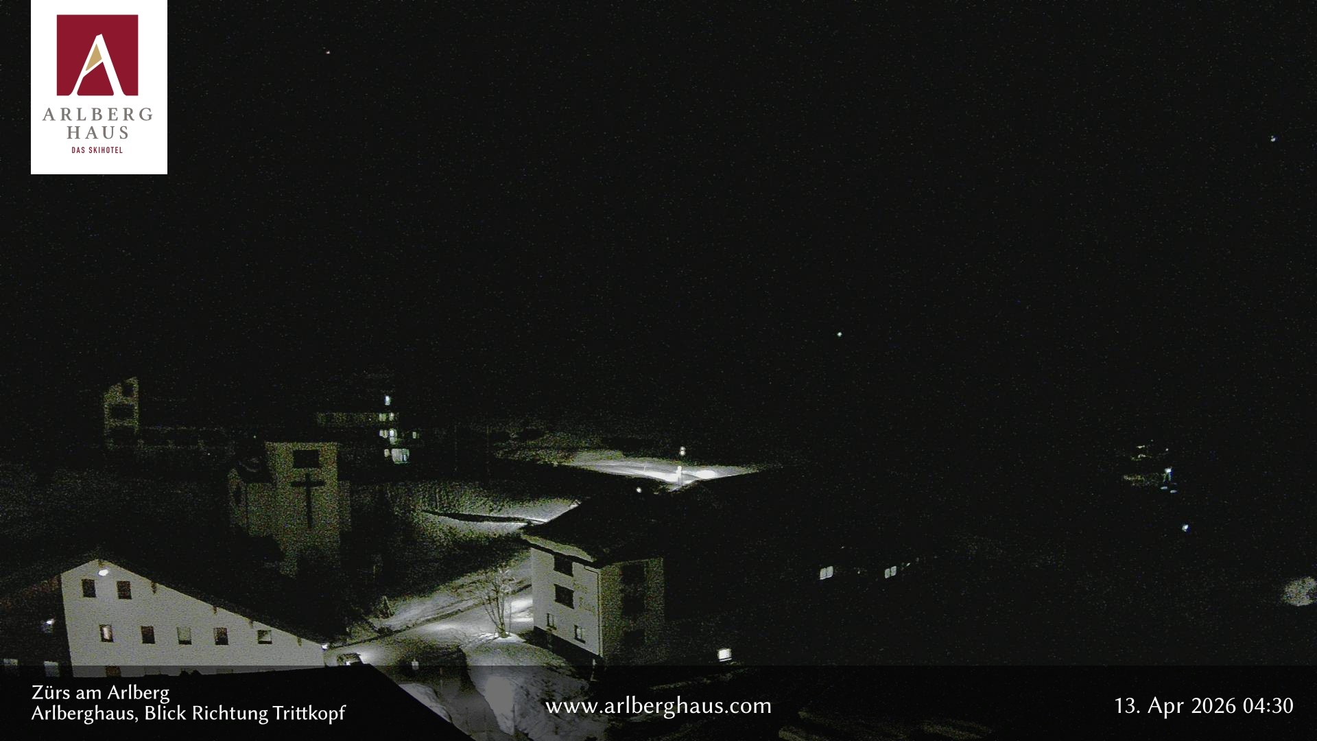 Archiv Foto Webcam Zürs: Hotel Arlberghaus