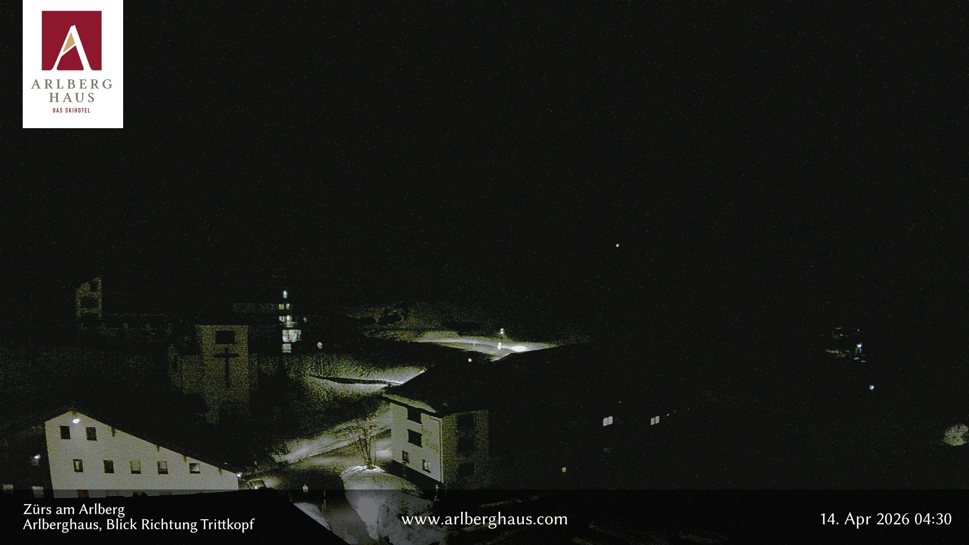 Archiv Foto Webcam Zürs: Hotel Arlberghaus