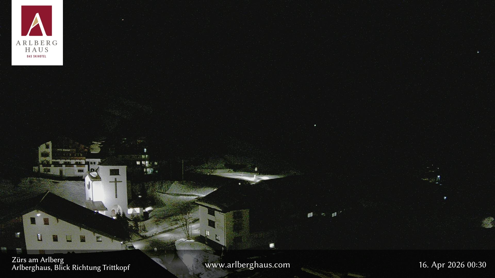 Archiv Foto Webcam Zürs: Hotel Arlberghaus