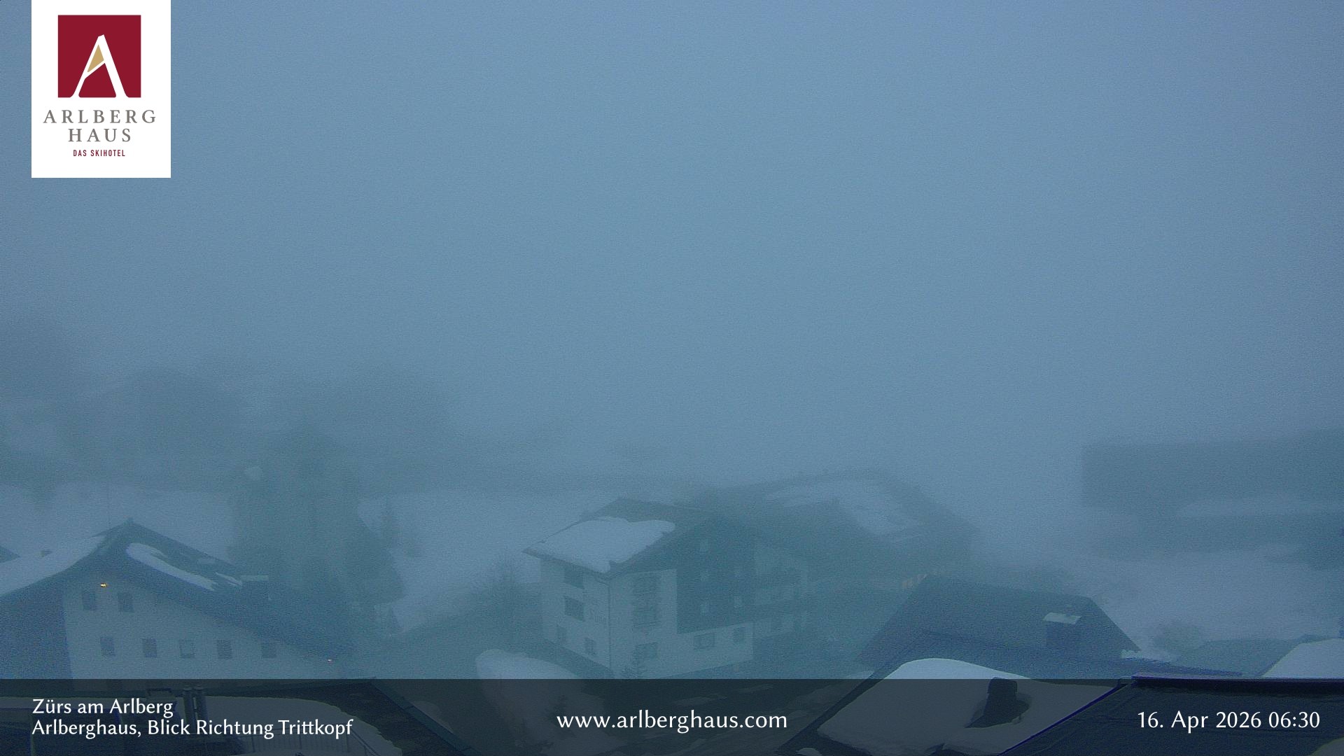 Archived image Webcam Arlberghaus at Zuers