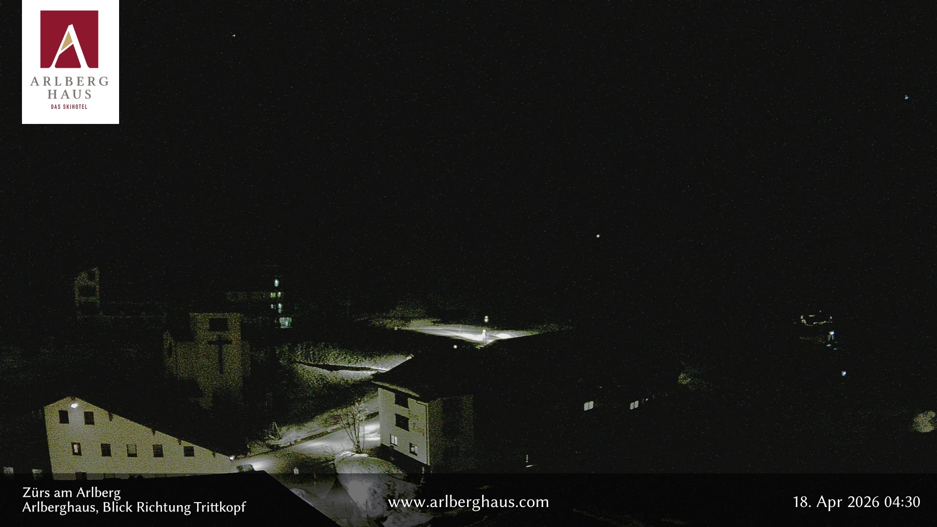 Archived image Webcam Arlberghaus at Zuers