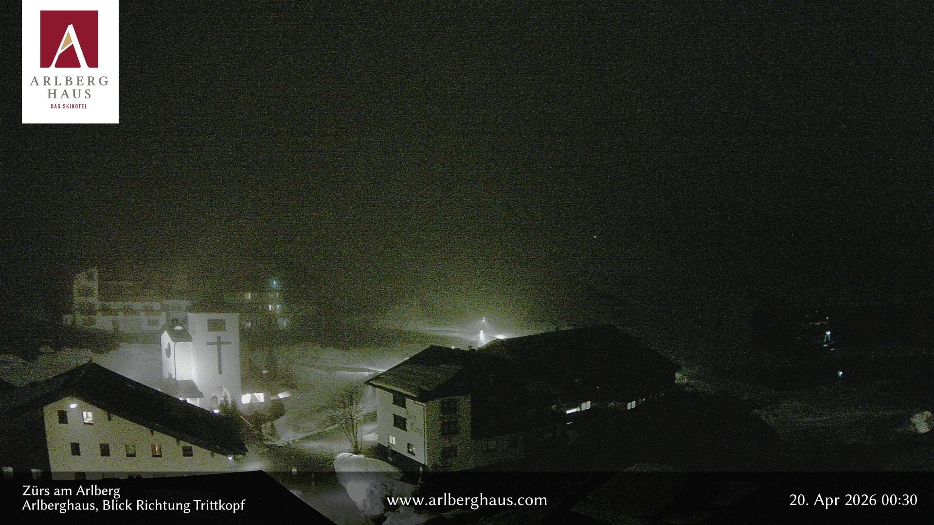 Archiv Foto Webcam Zürs: Hotel Arlberghaus