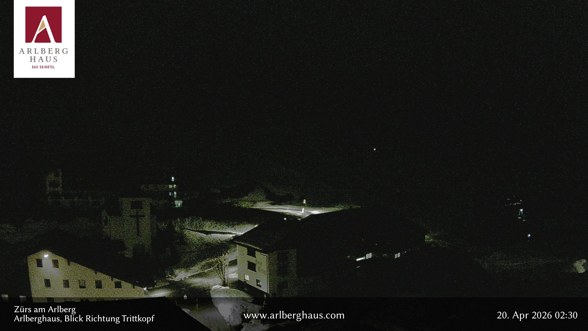 Archiv Foto Webcam Zürs: Hotel Arlberghaus