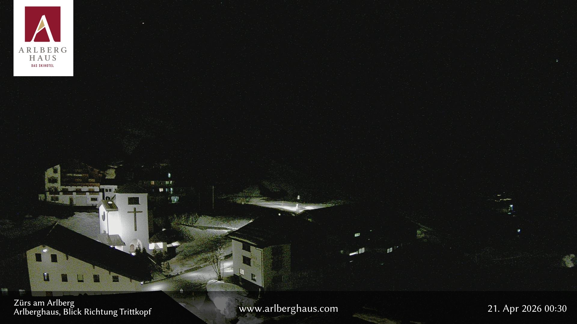 Archiv Foto Webcam Zürs: Hotel Arlberghaus