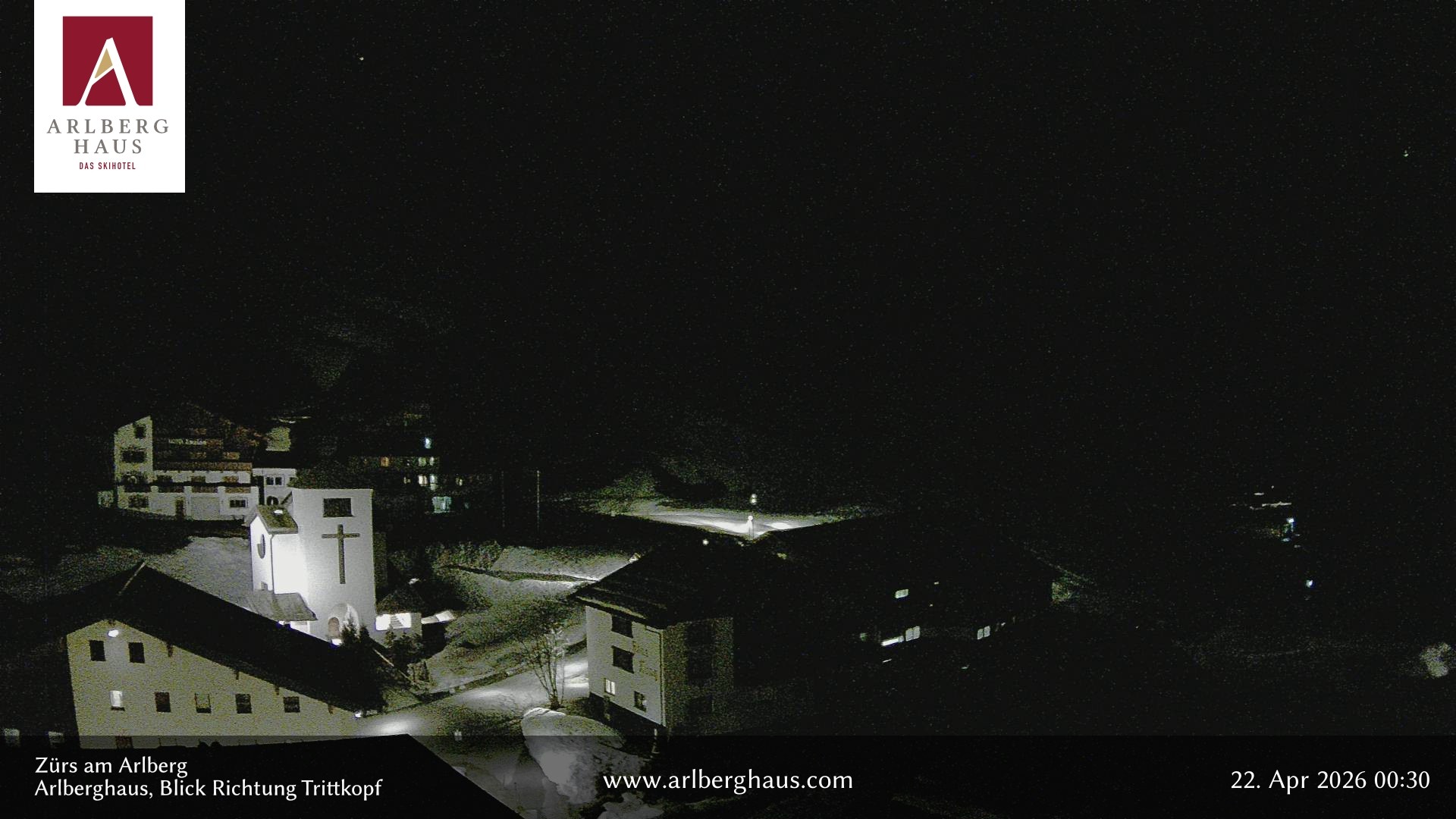 Archived image Webcam Arlberghaus at Zuers