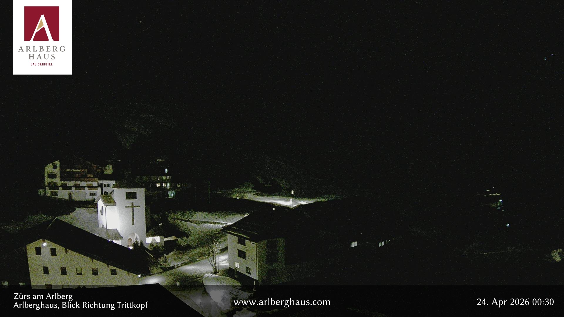 Archived image Webcam Arlberghaus at Zuers