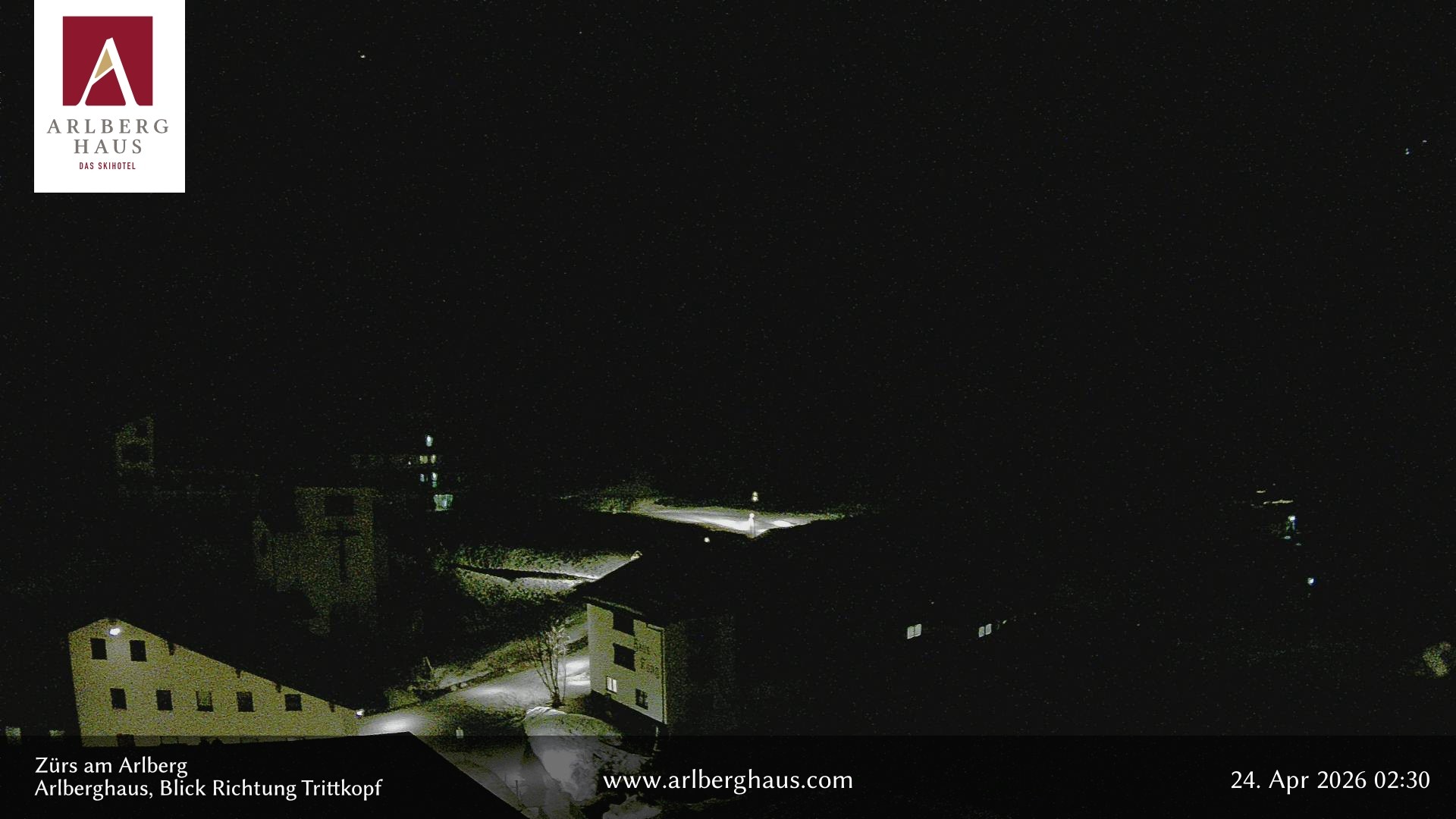 Archived image Webcam Arlberghaus at Zuers