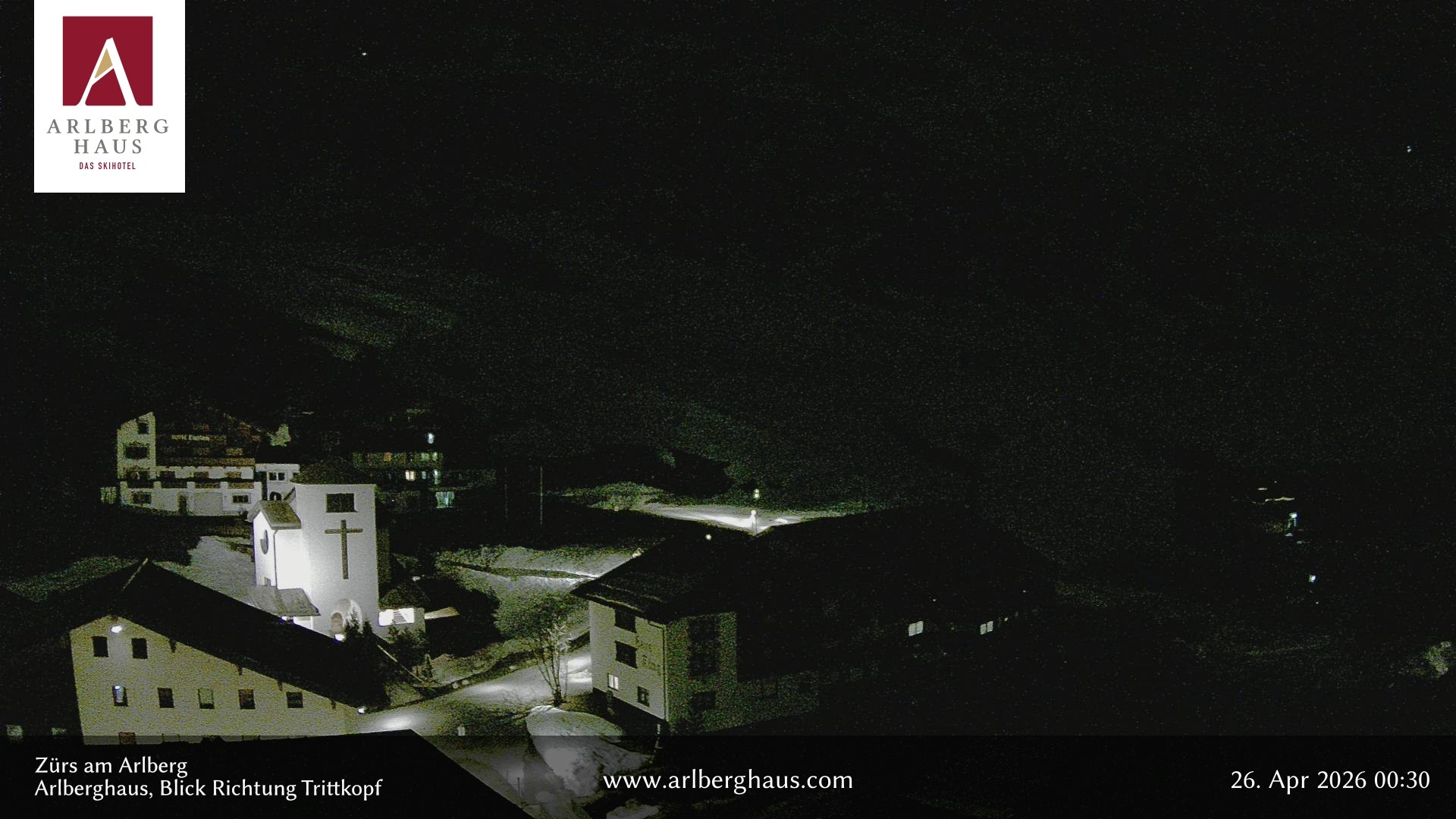 Archiv Foto Webcam Zürs: Hotel Arlberghaus