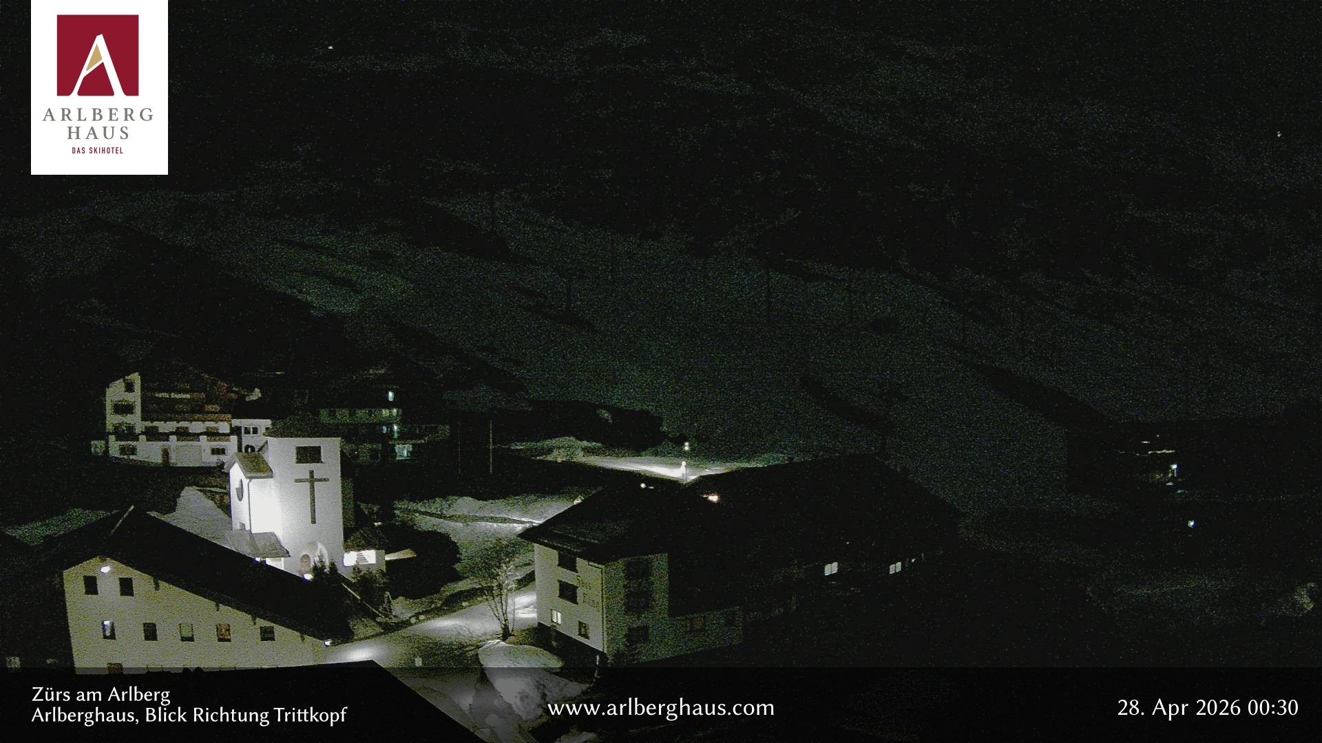 Archiv Foto Webcam Zürs: Hotel Arlberghaus