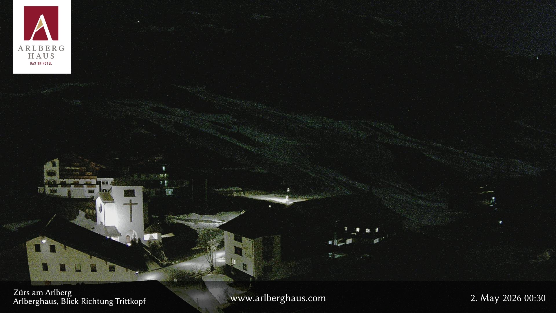 Archived image Webcam Arlberghaus at Zuers