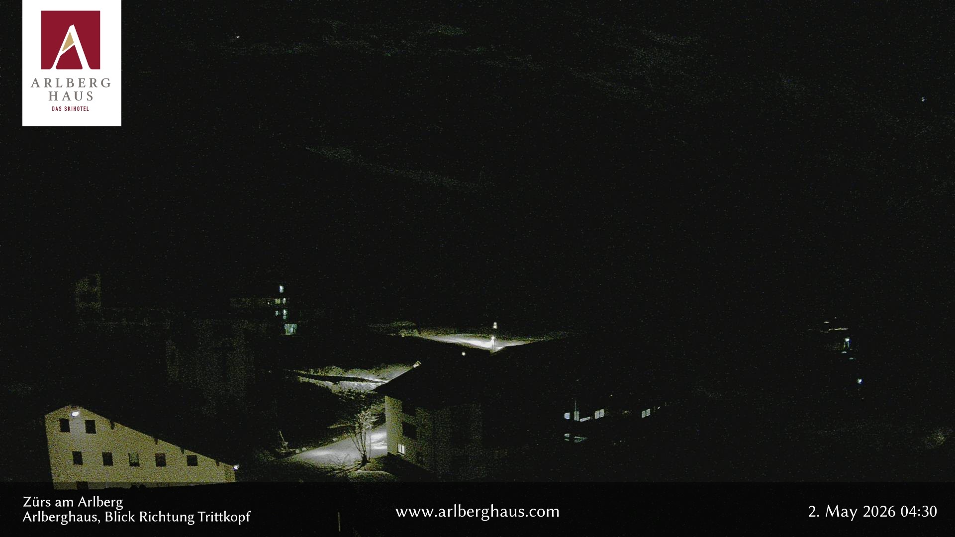 Archived image Webcam Arlberghaus at Zuers