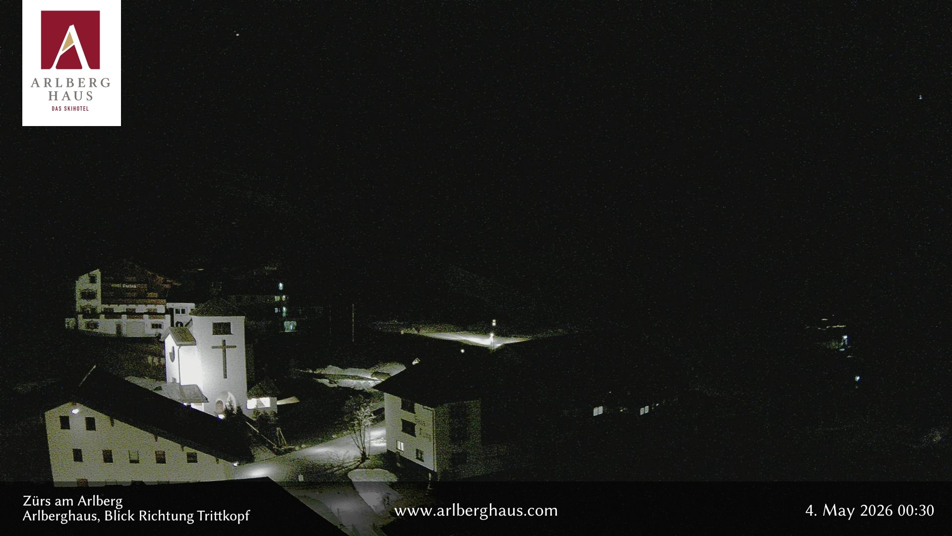 Archived image Webcam Arlberghaus at Zuers