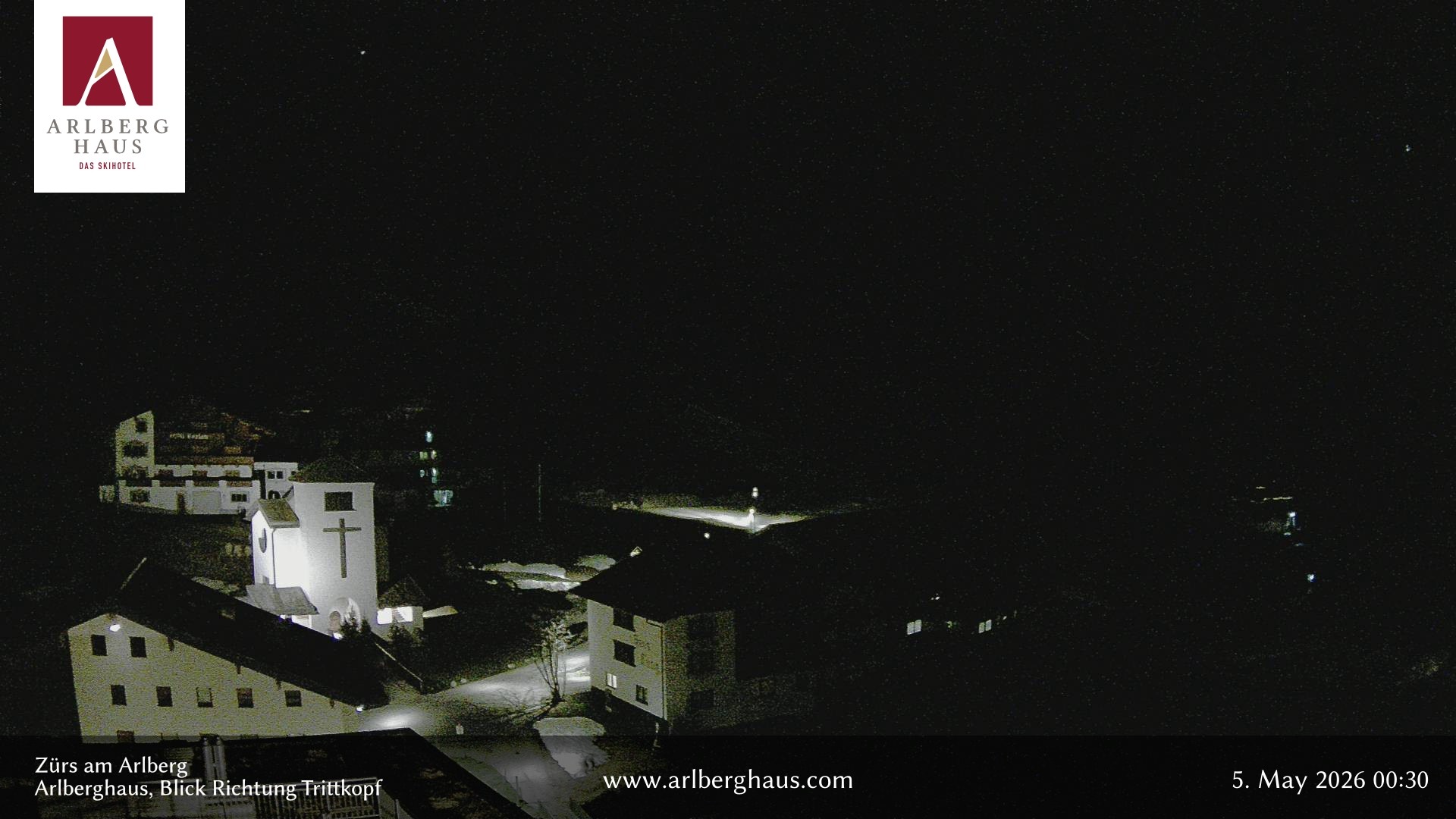 Archived image Webcam Arlberghaus at Zuers