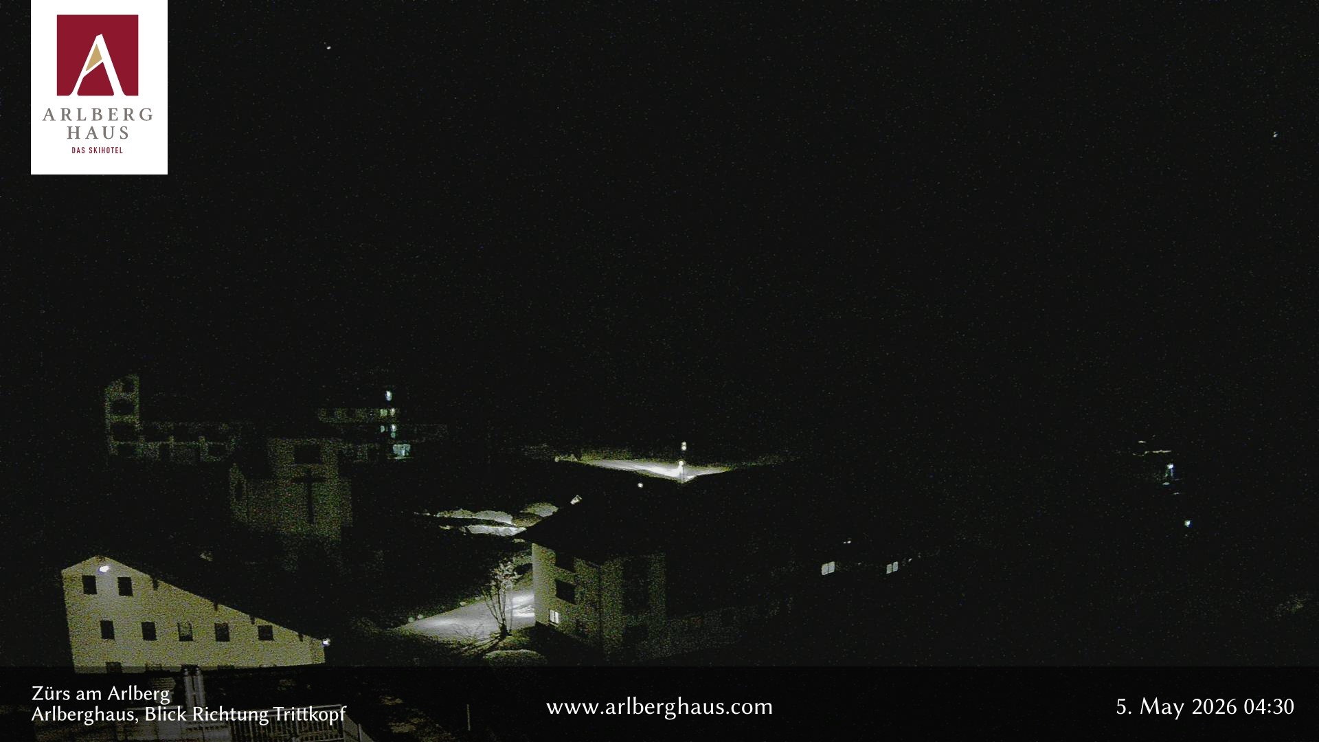 Archiv Foto Webcam Zürs: Hotel Arlberghaus