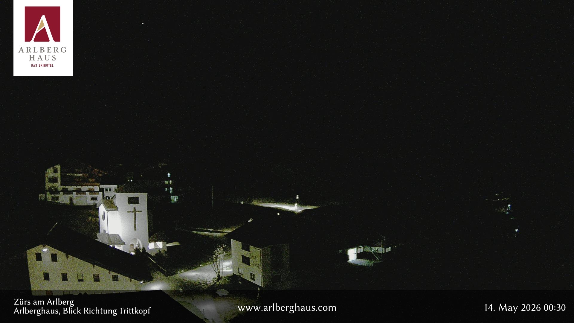 Archived image Webcam Arlberghaus at Zuers