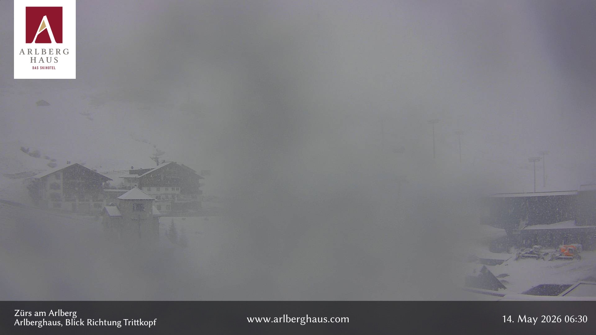 Archived image Webcam Arlberghaus at Zuers