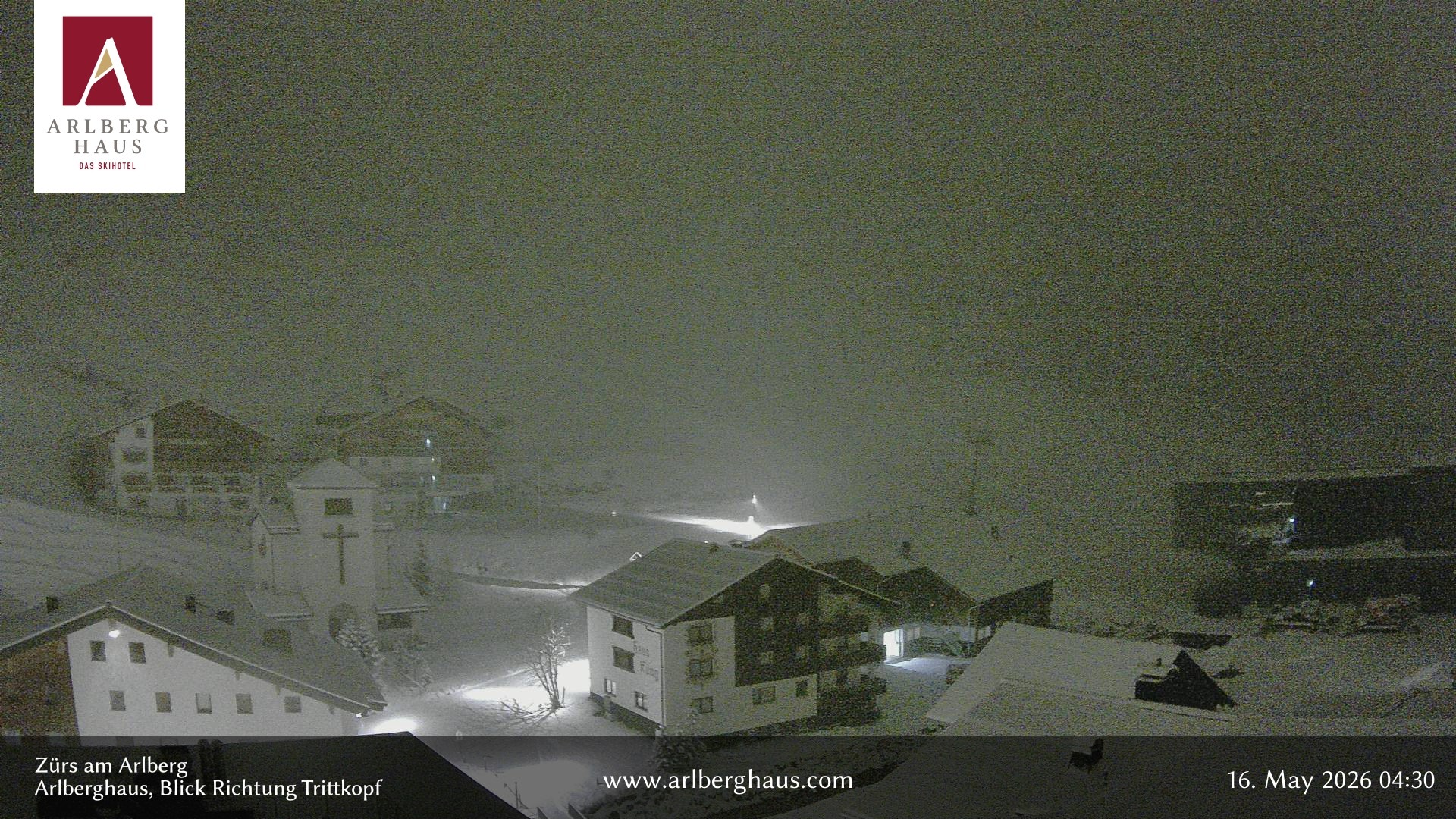 Archived image Webcam Arlberghaus at Zuers