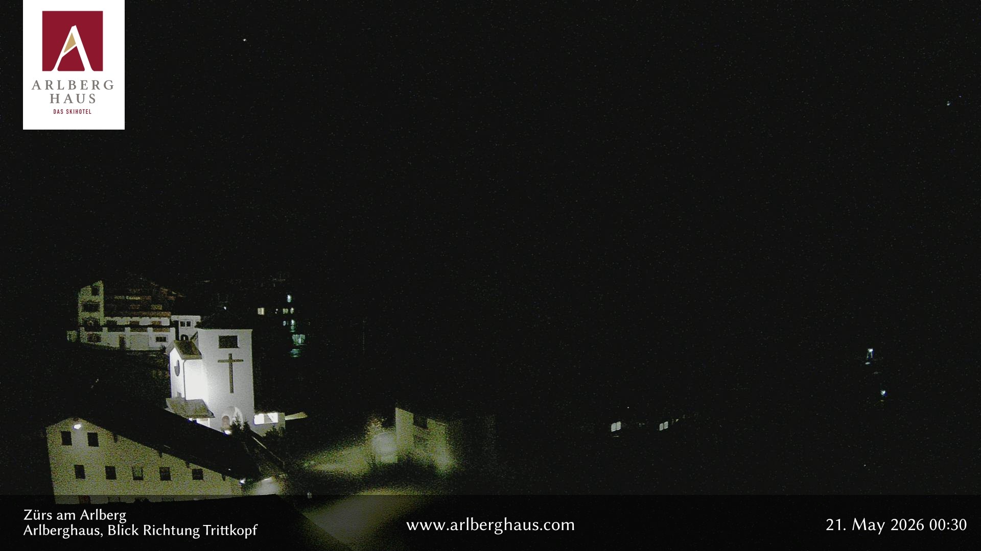 Archived image Webcam Arlberghaus at Zuers