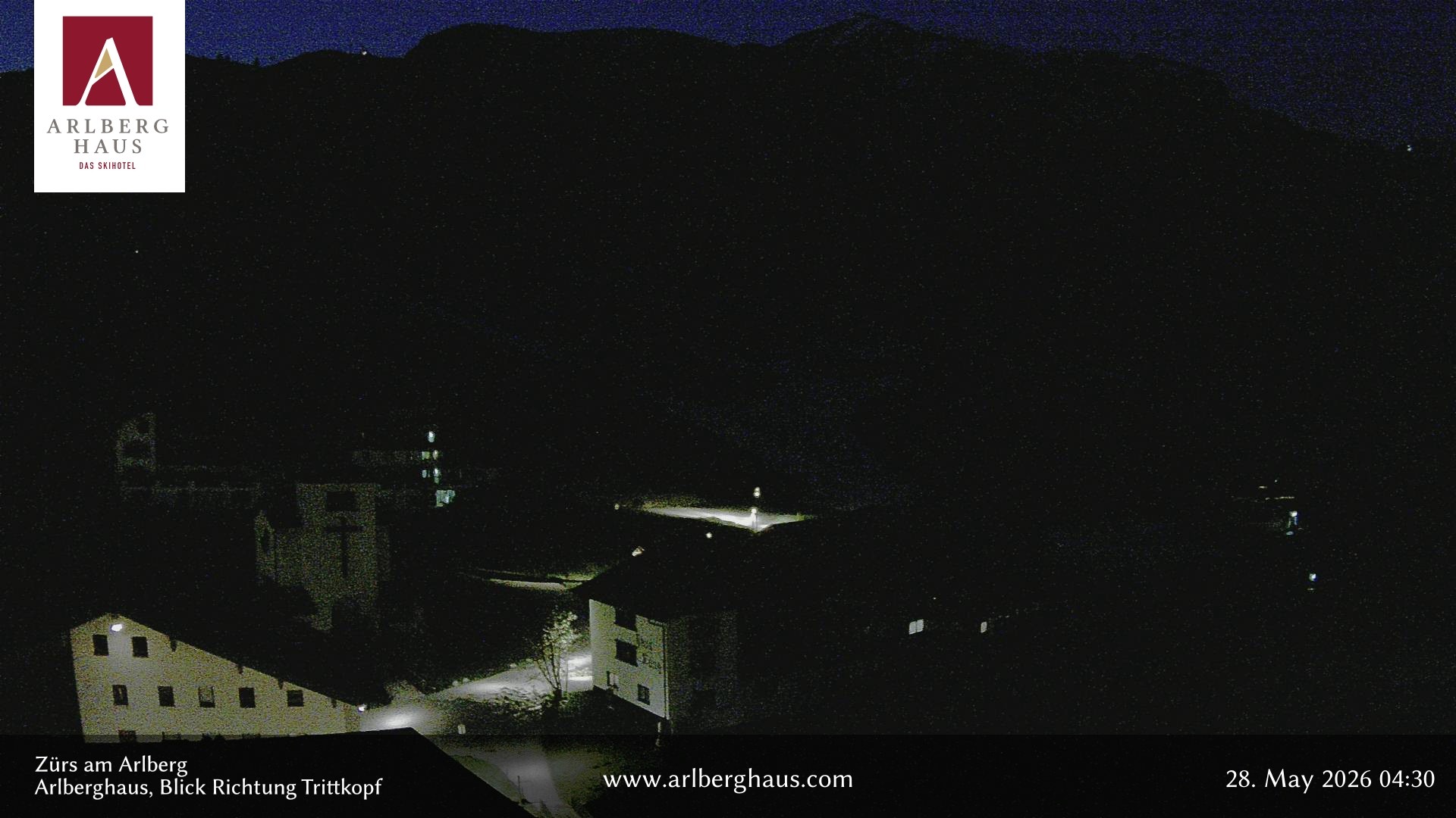 Archiv Foto Webcam Zürs: Hotel Arlberghaus