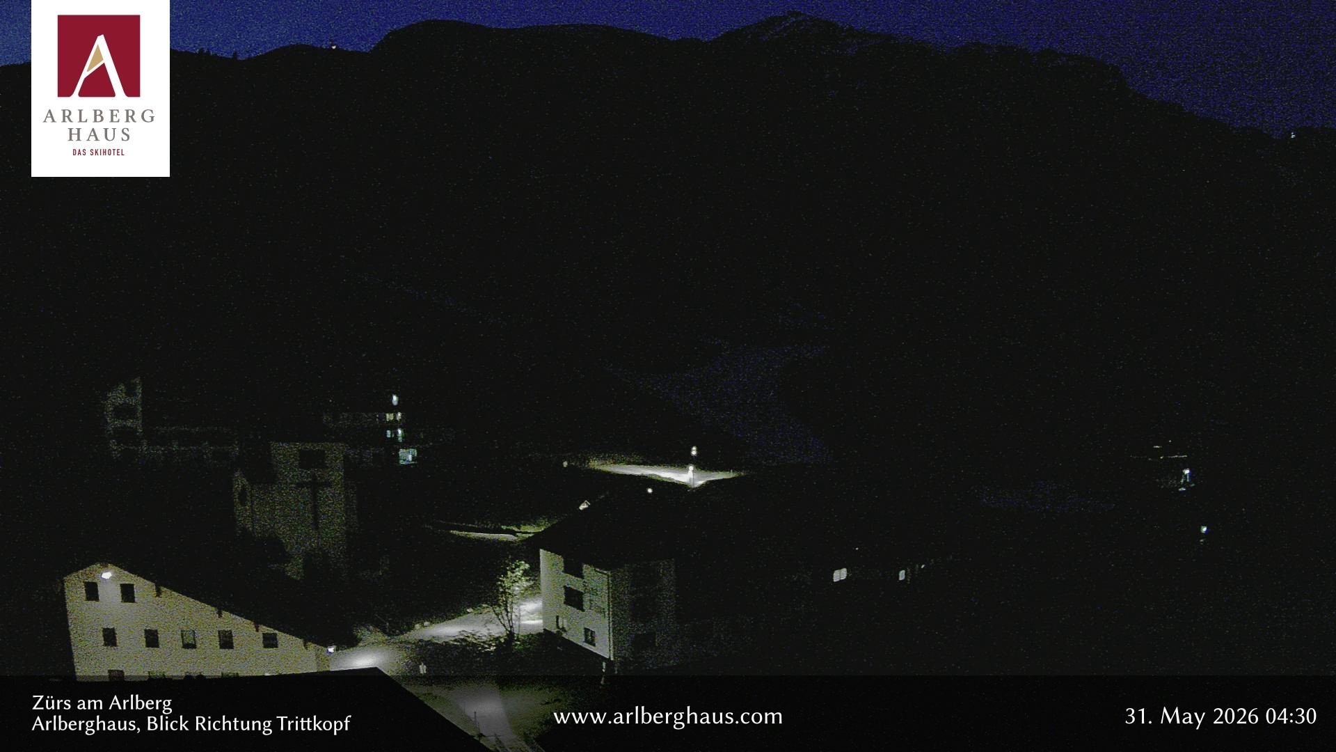 Archiv Foto Webcam Zürs: Hotel Arlberghaus