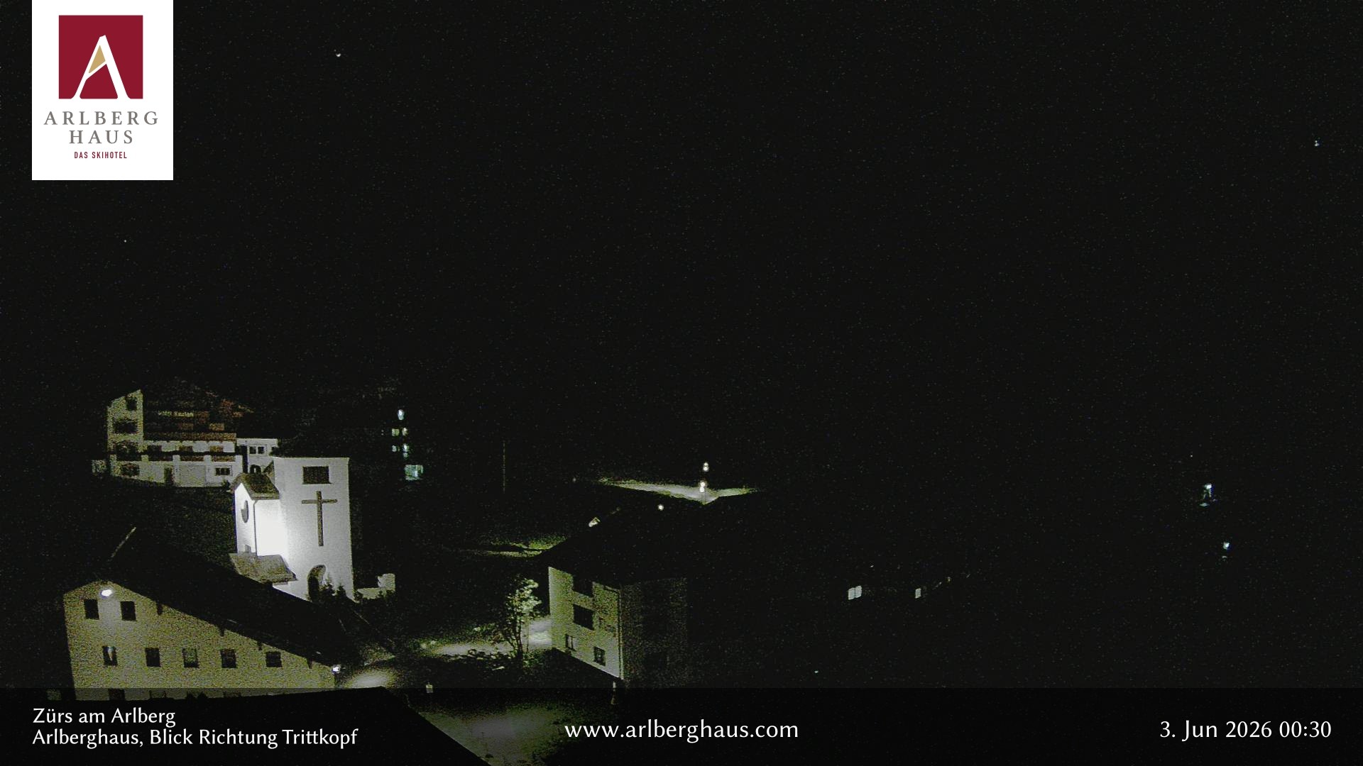 Archiv Foto Webcam Zürs: Hotel Arlberghaus